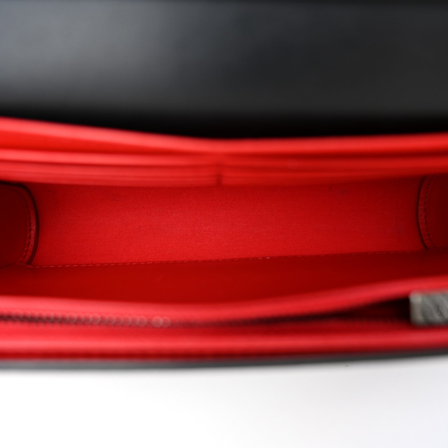 Calfskin Spikes Loubinthesky Paloma Clutch Black