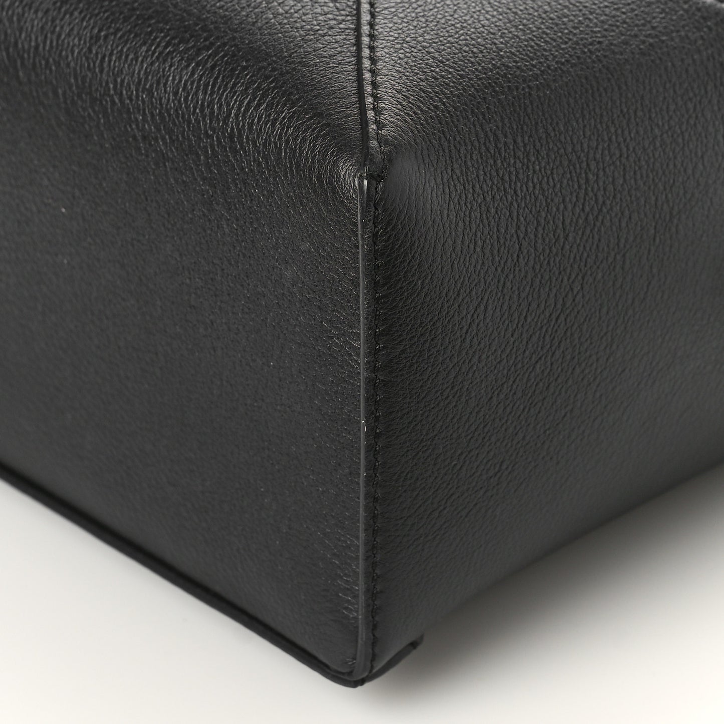 Calfskin Small Puzzle Edge Bag Warm Desert Black