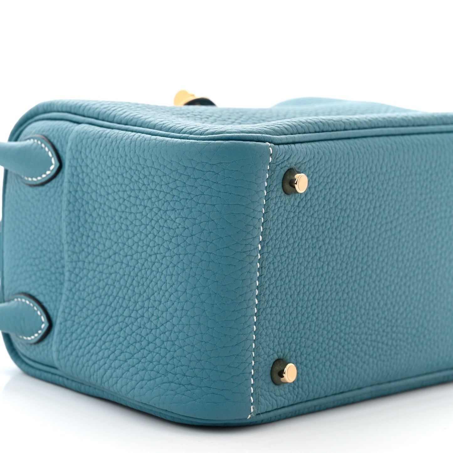Taurillon Clemence Mini Lindy 20 New Bleu Jean
