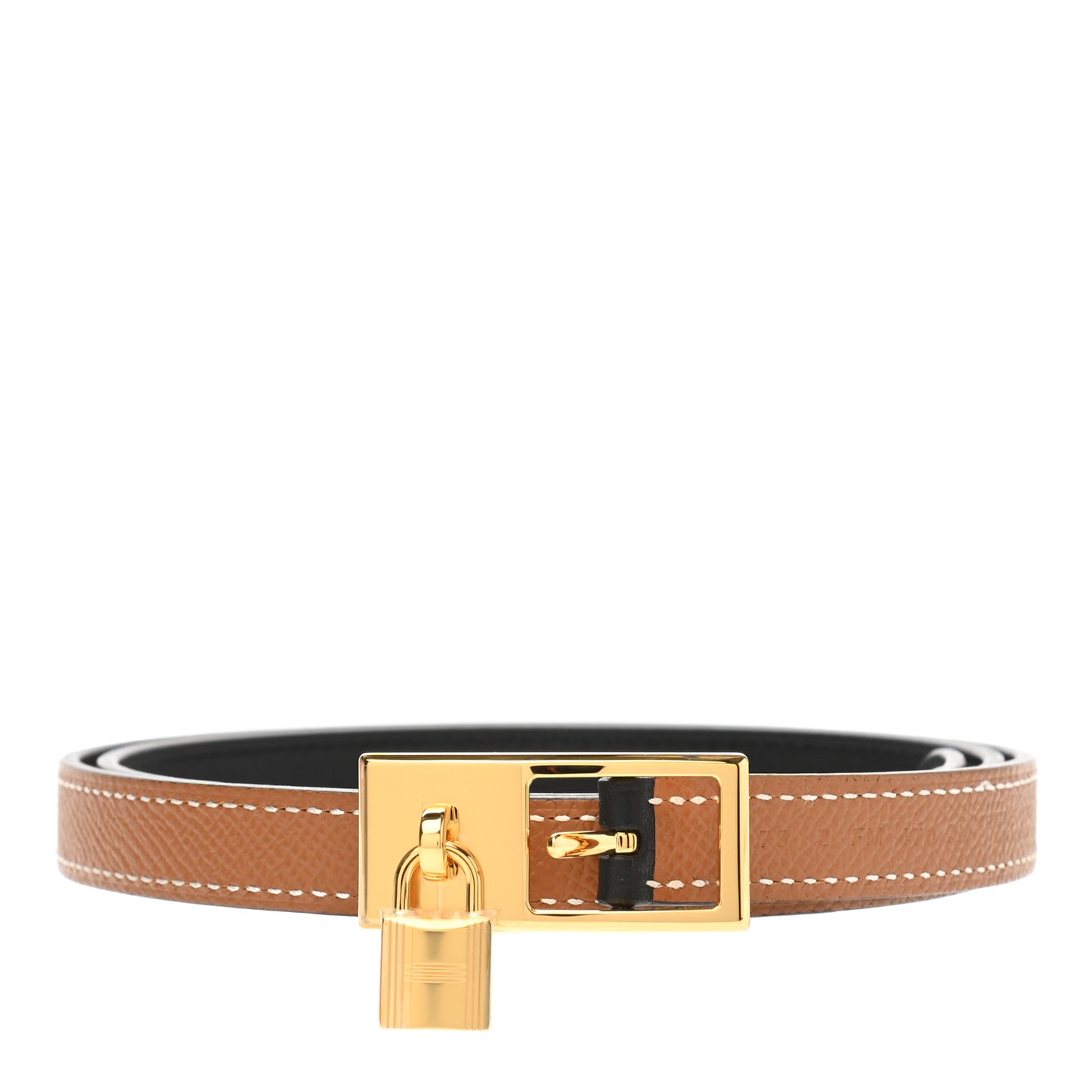 Epsom Swift 13mm Lucky 15 Belt 75 Black Gold