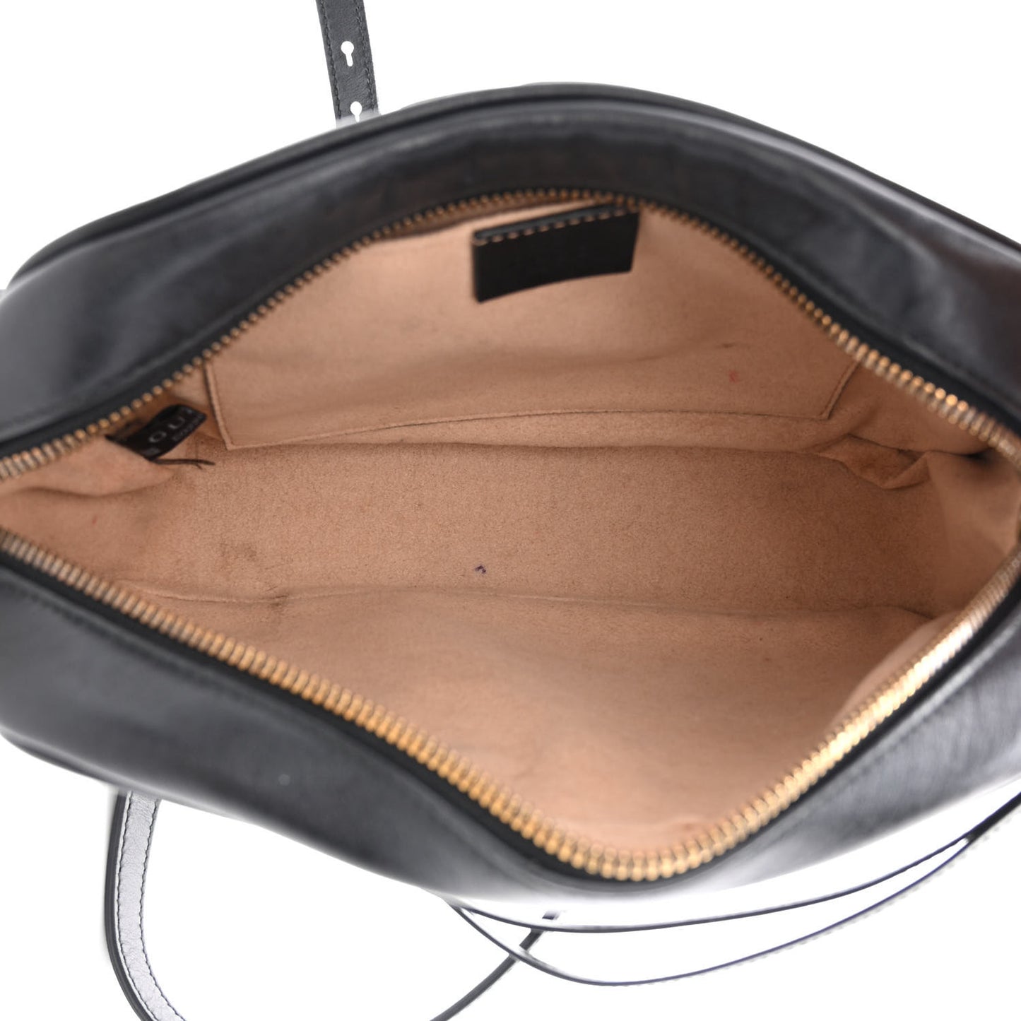 Calfskin Matelasse Small GG Marmont Chain Shoulder Bag Black