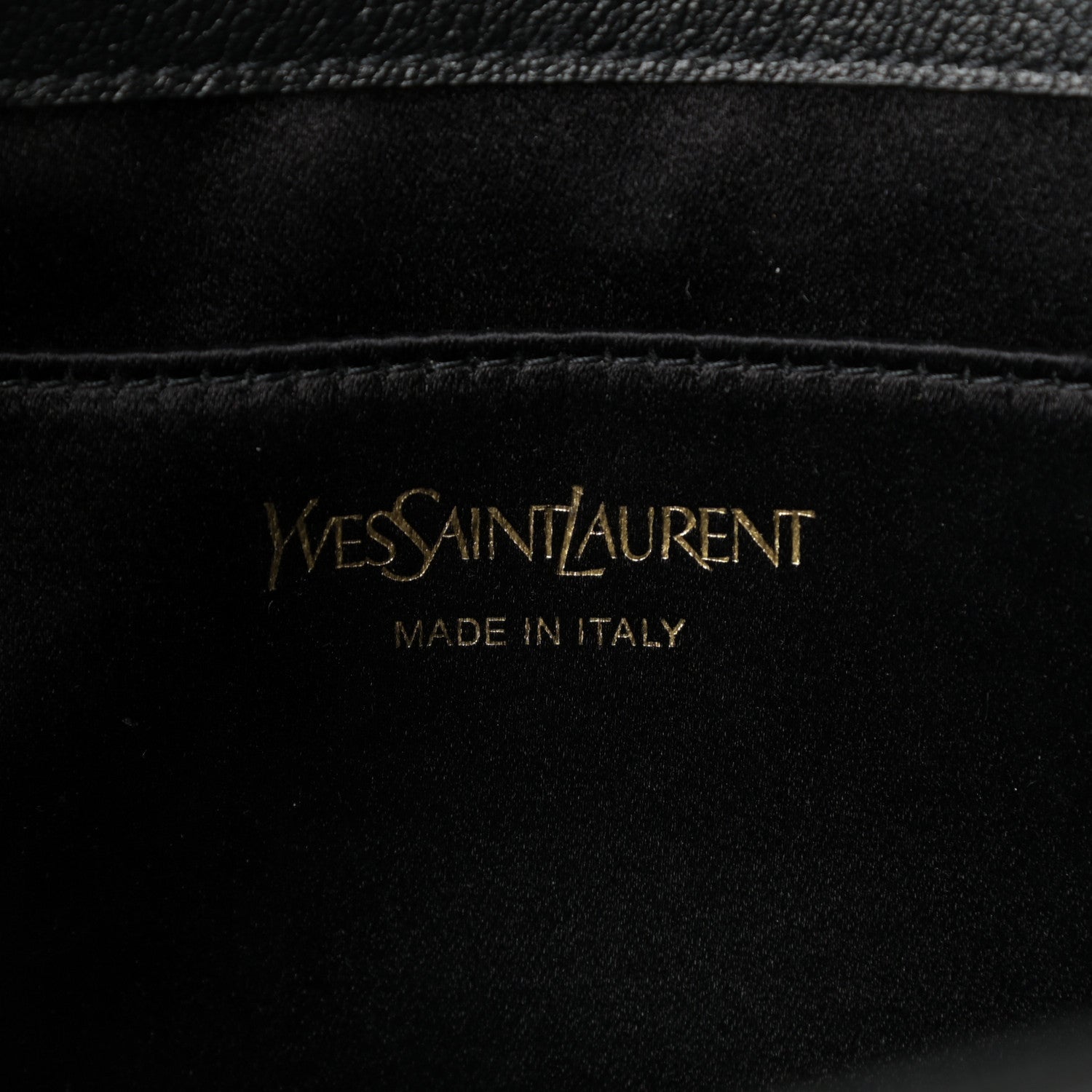 Saint Laurent Calfskin Monogram Large Belle De Jour Clutch Black 6 of 7