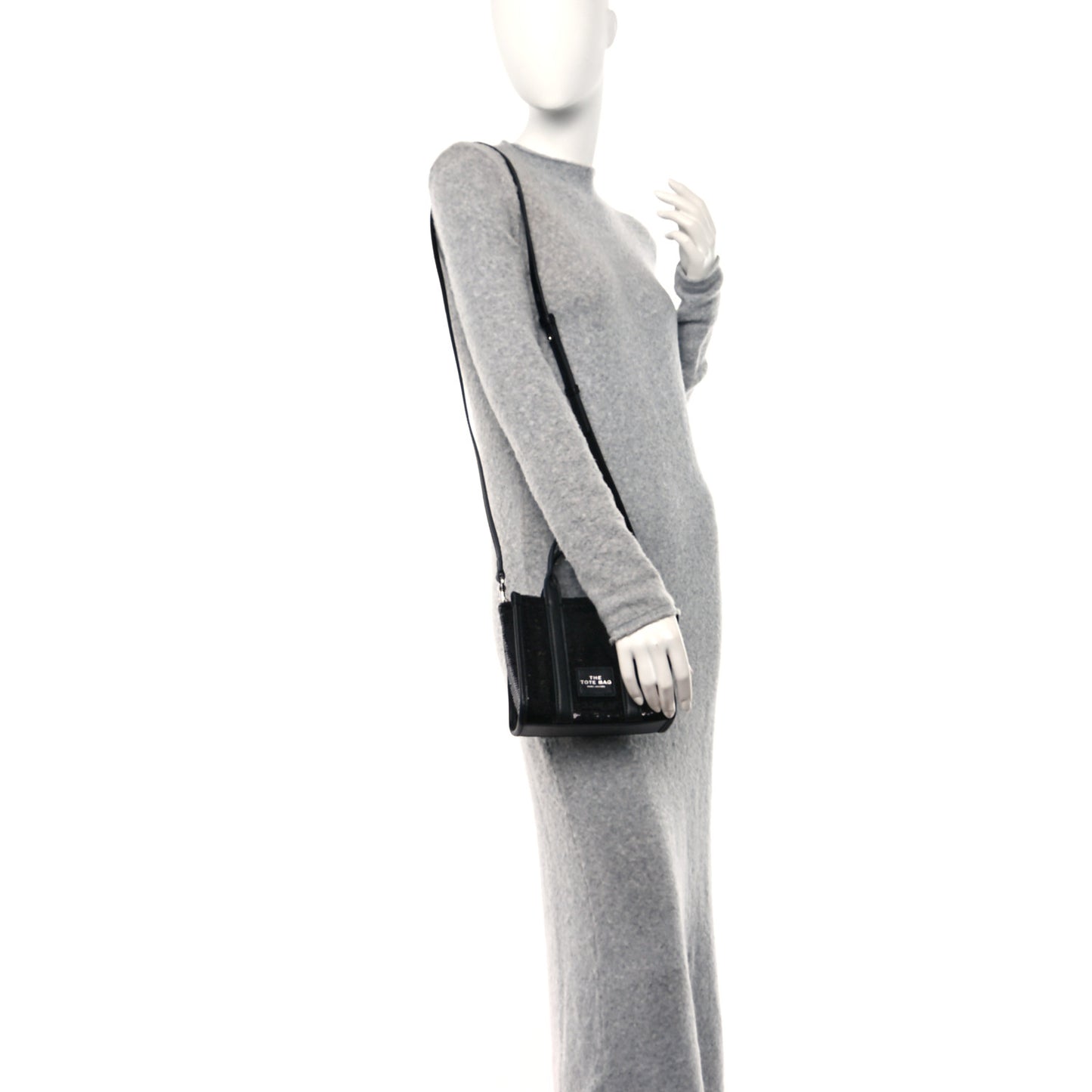 Sequin Small The Tote Bag Black