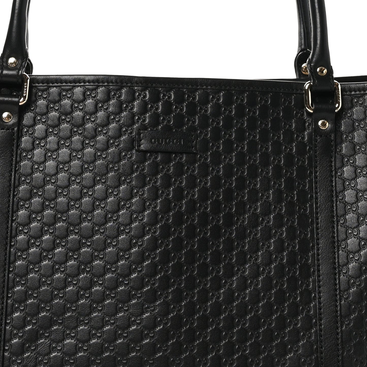 Microguccissima Medium Joy Tote Black