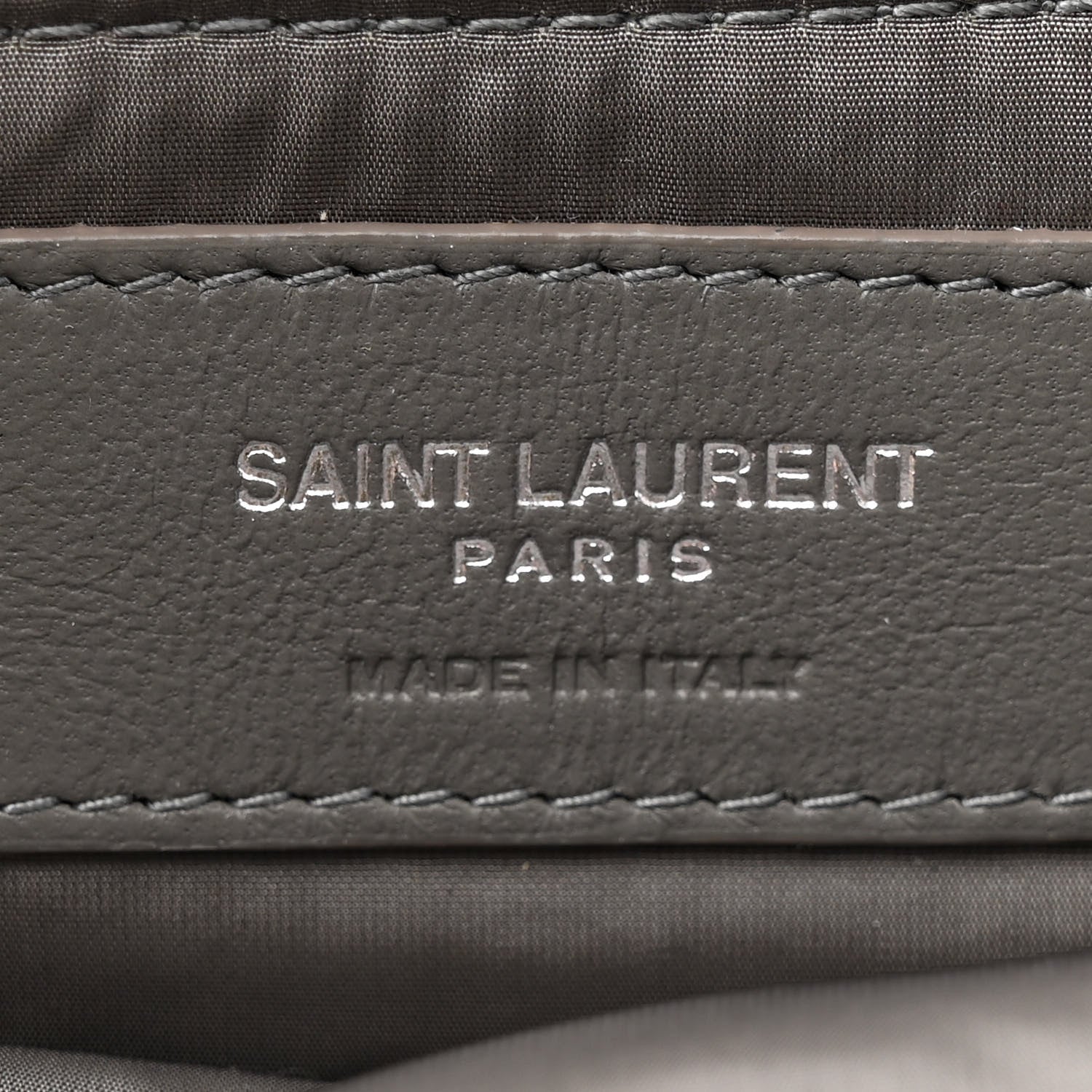 Saint Laurent Econyl Nylon Le 5 A 7 Hobo Grey 6 of 12