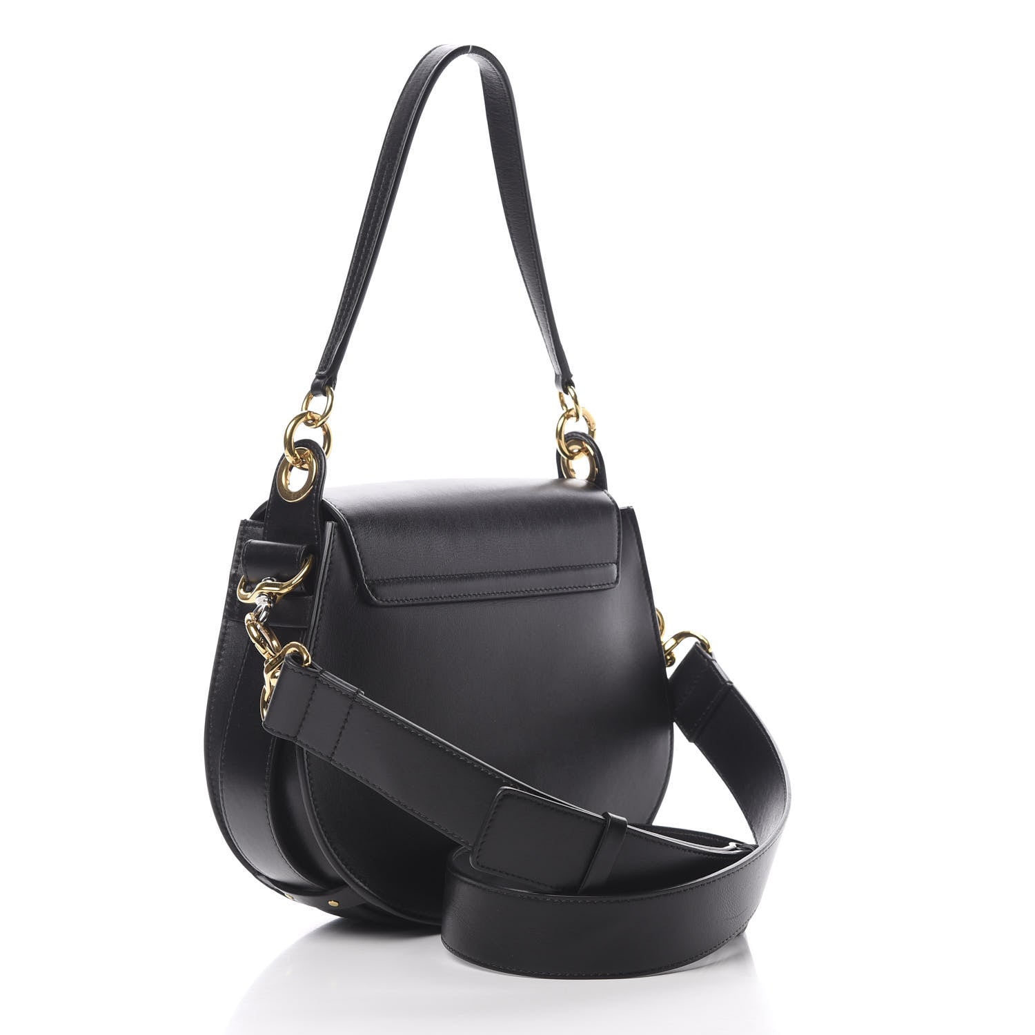 Chloe Grained Calfskin Large Tess Bag Black 4 of 18