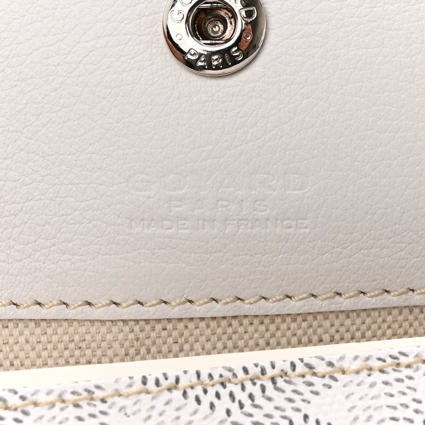 Goyardine Saint Louis PM White