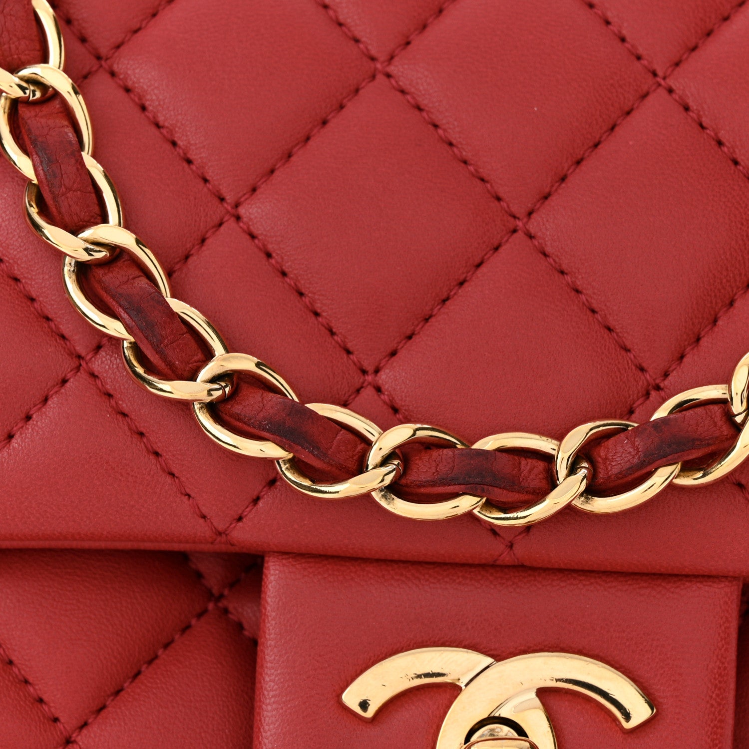 Chanel Lambskin Quilted Small Urban Spirit Backpack Red 9 of 14