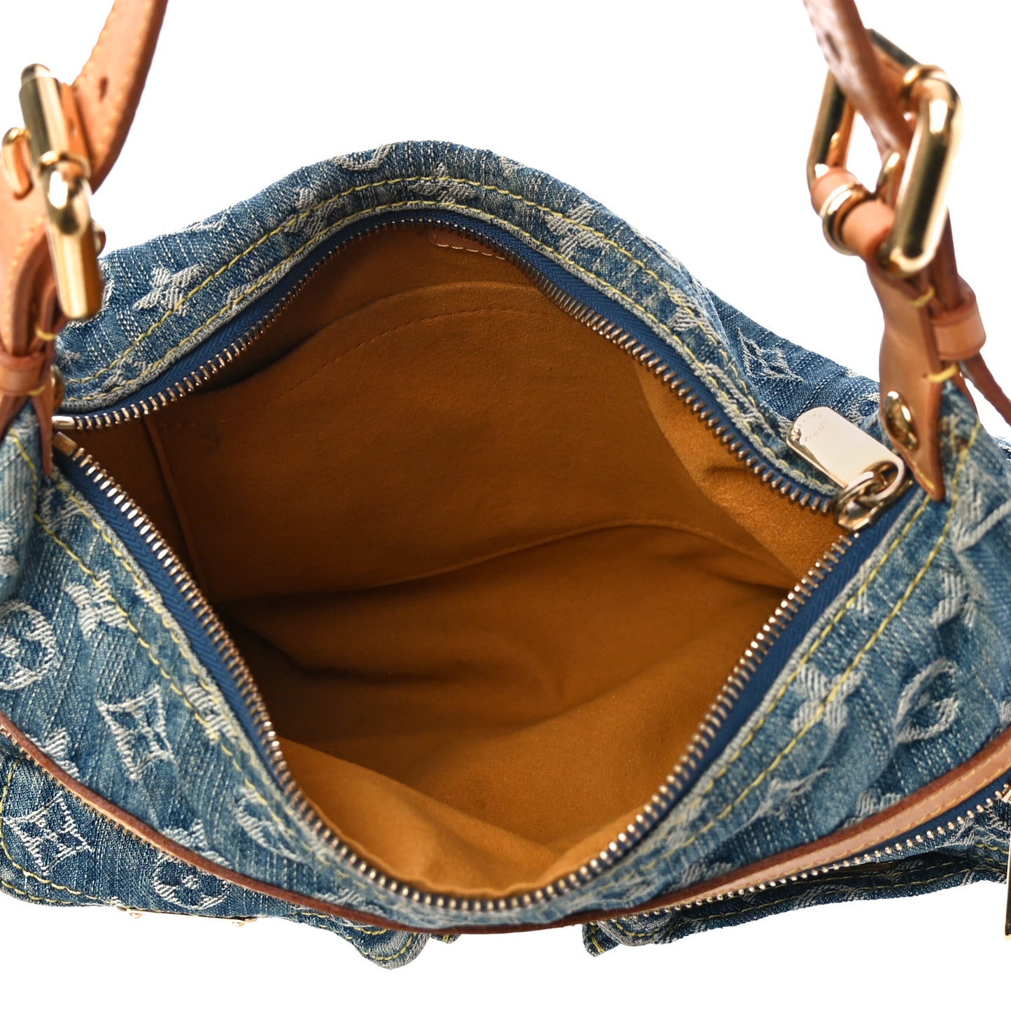 Monogram Denim Baggy PM Blue