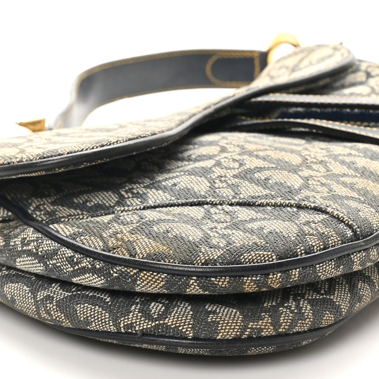 Monogram Saddle Bag Blue