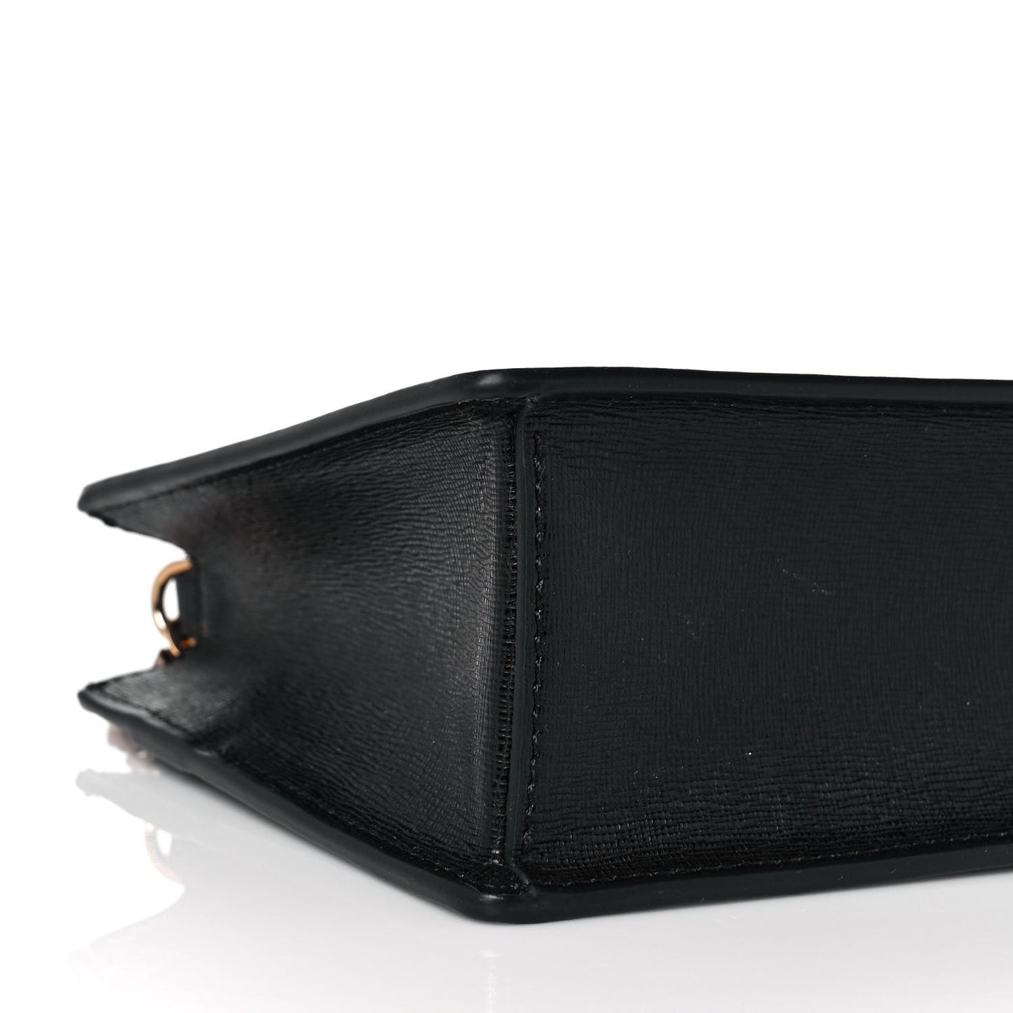 Saffiano Virtus Small Shoulder Bag Black