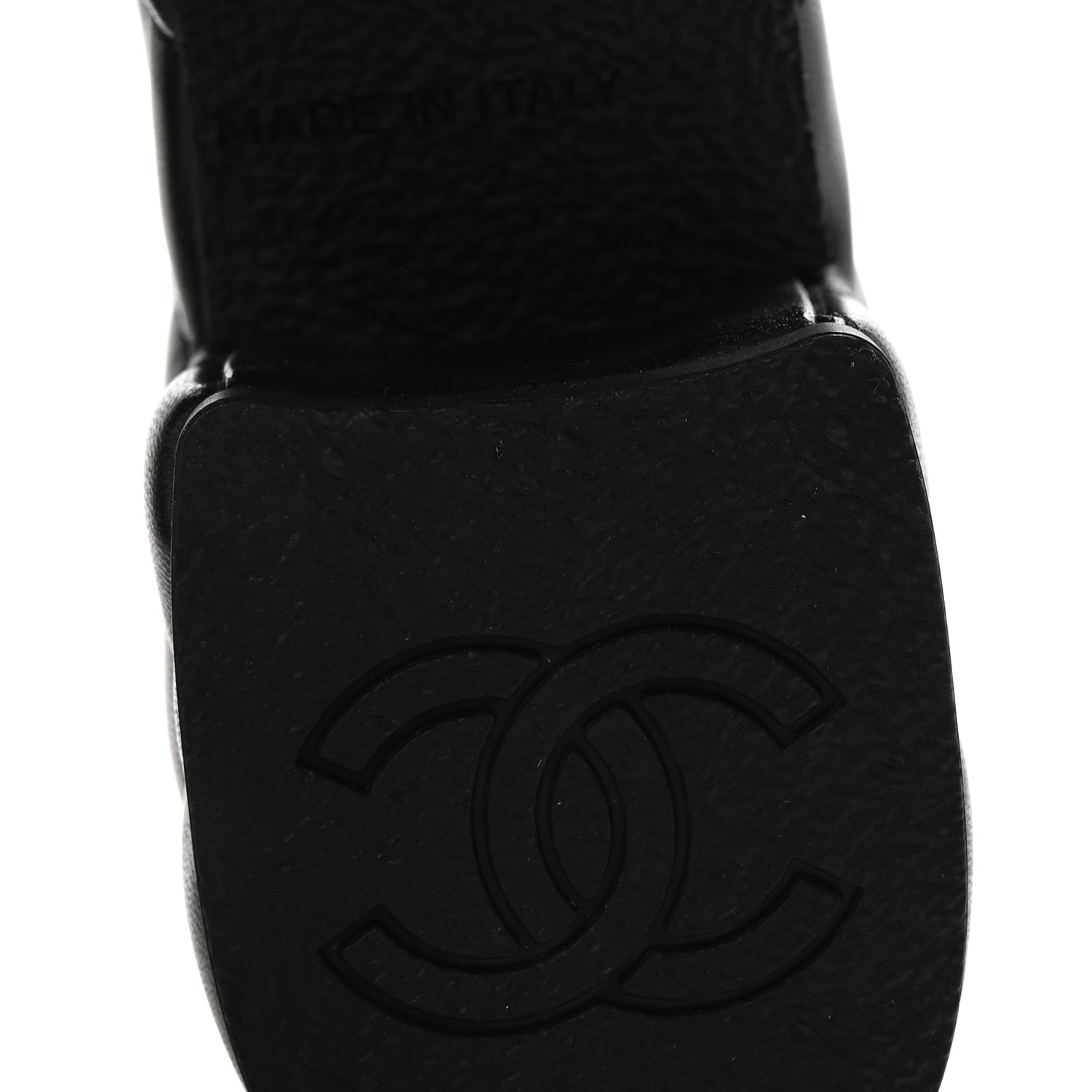 Chanel Lambskin Quilted CC Platform Mules 37 Black 7 of 11