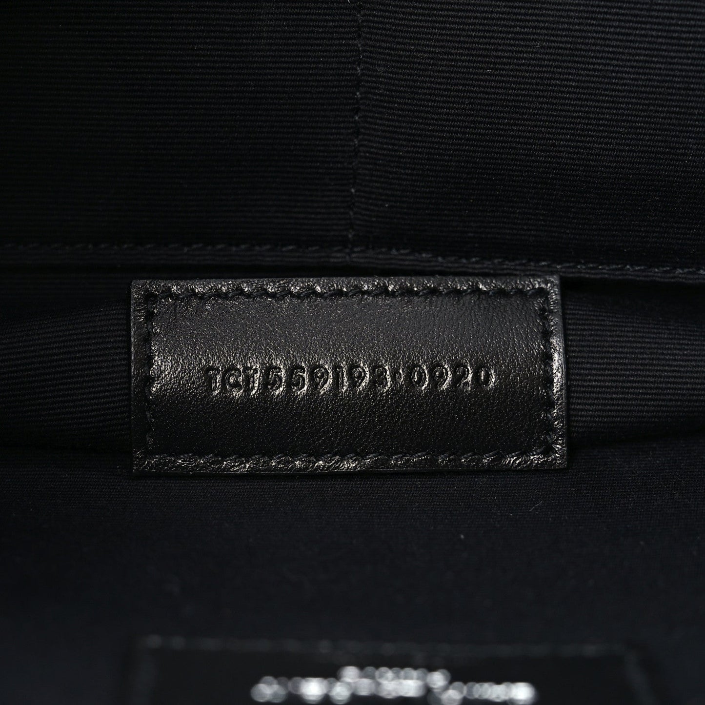 Calfskin Matelasse Monogram Cassandre Tablet Pouch Black