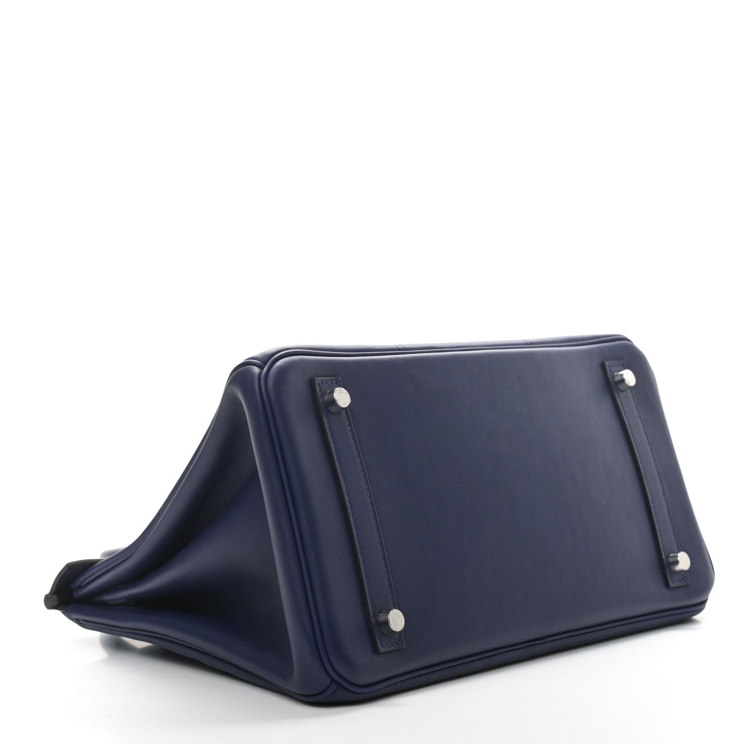 Hermes Swift Epsom Tressage Birkin 30 Bleu Encre Bleu Du Nord Gold 4 of 10