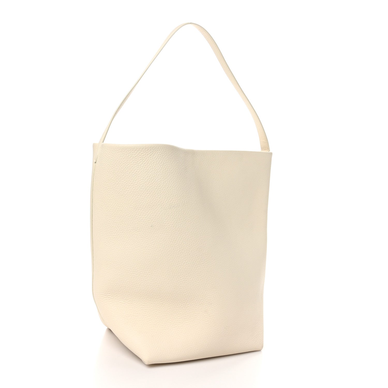The Row Grained Calfskin Large N/S Park Tote Ivory 3 of 12