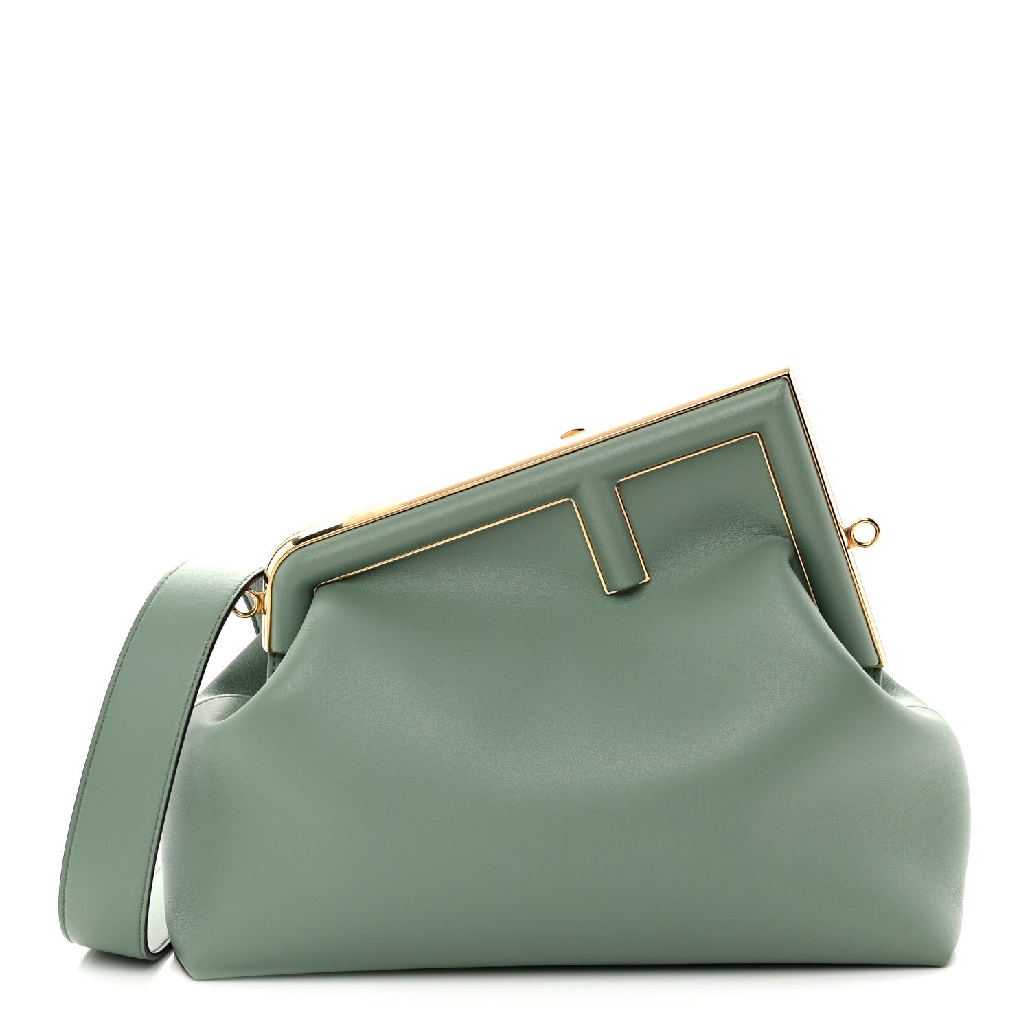 Fendi Shiny Nappa Medium Fendi First Menta 1913488 – FASHIONPHILE