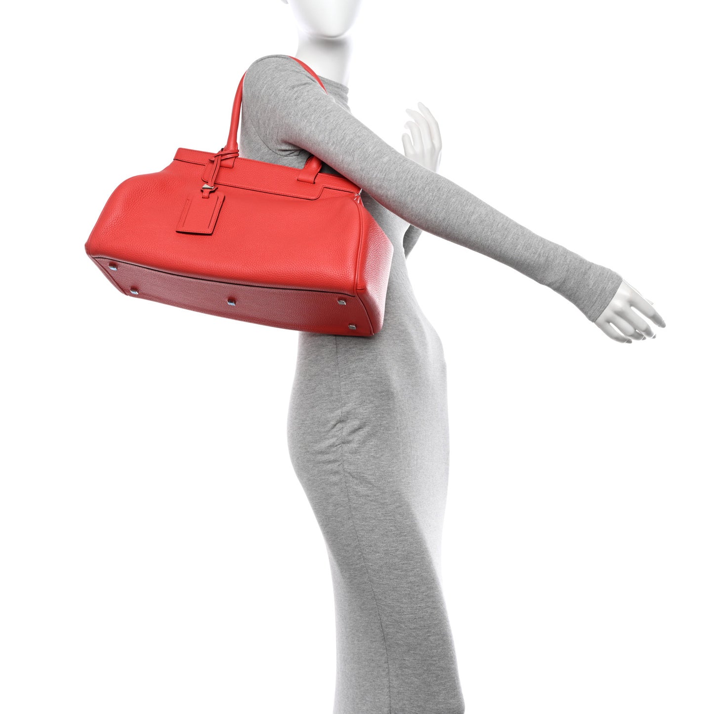 Taurillon Gex Pauline MM Tote Coral