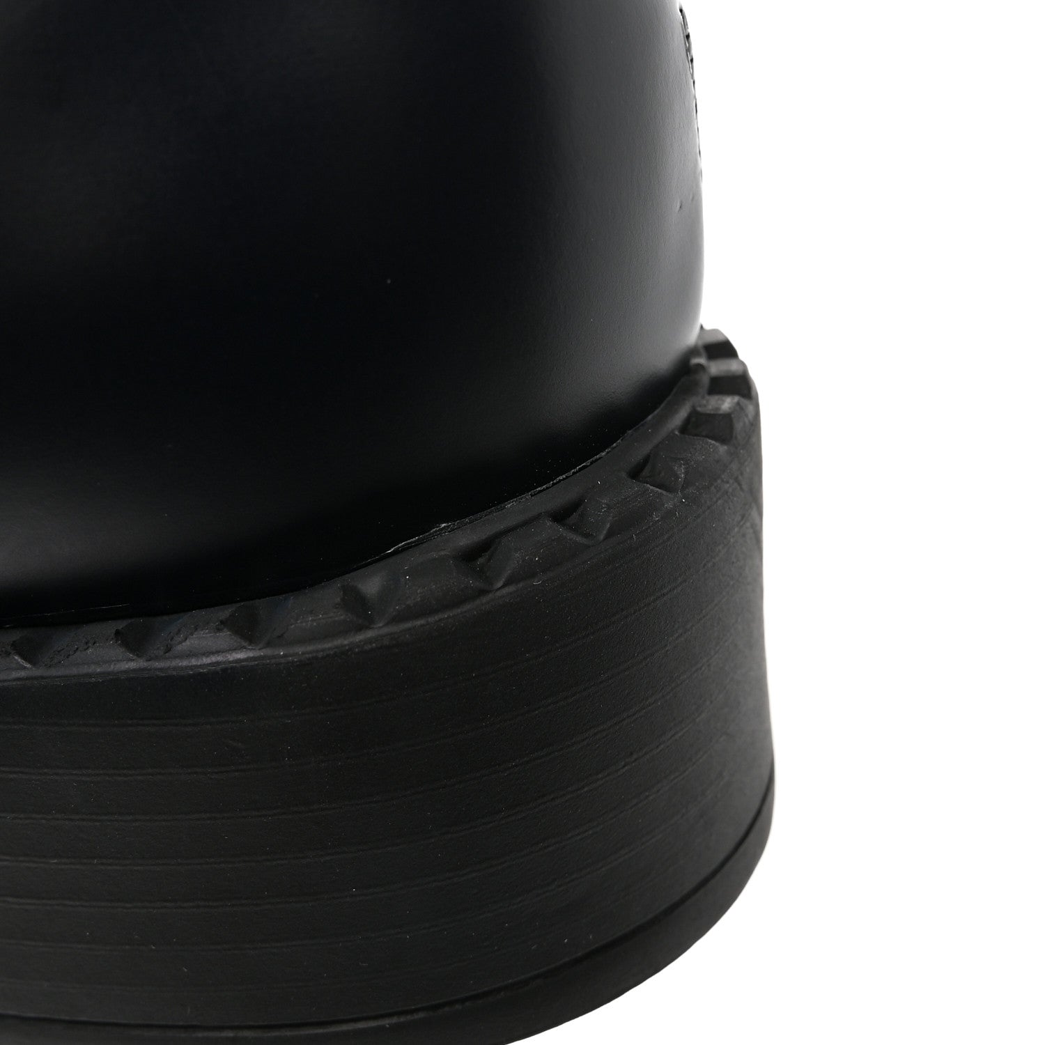 Prada Spazzolato Re-Nylon Metal Triangle Logo Womens 50mm Combat Boots 37 Blue 14 of 15