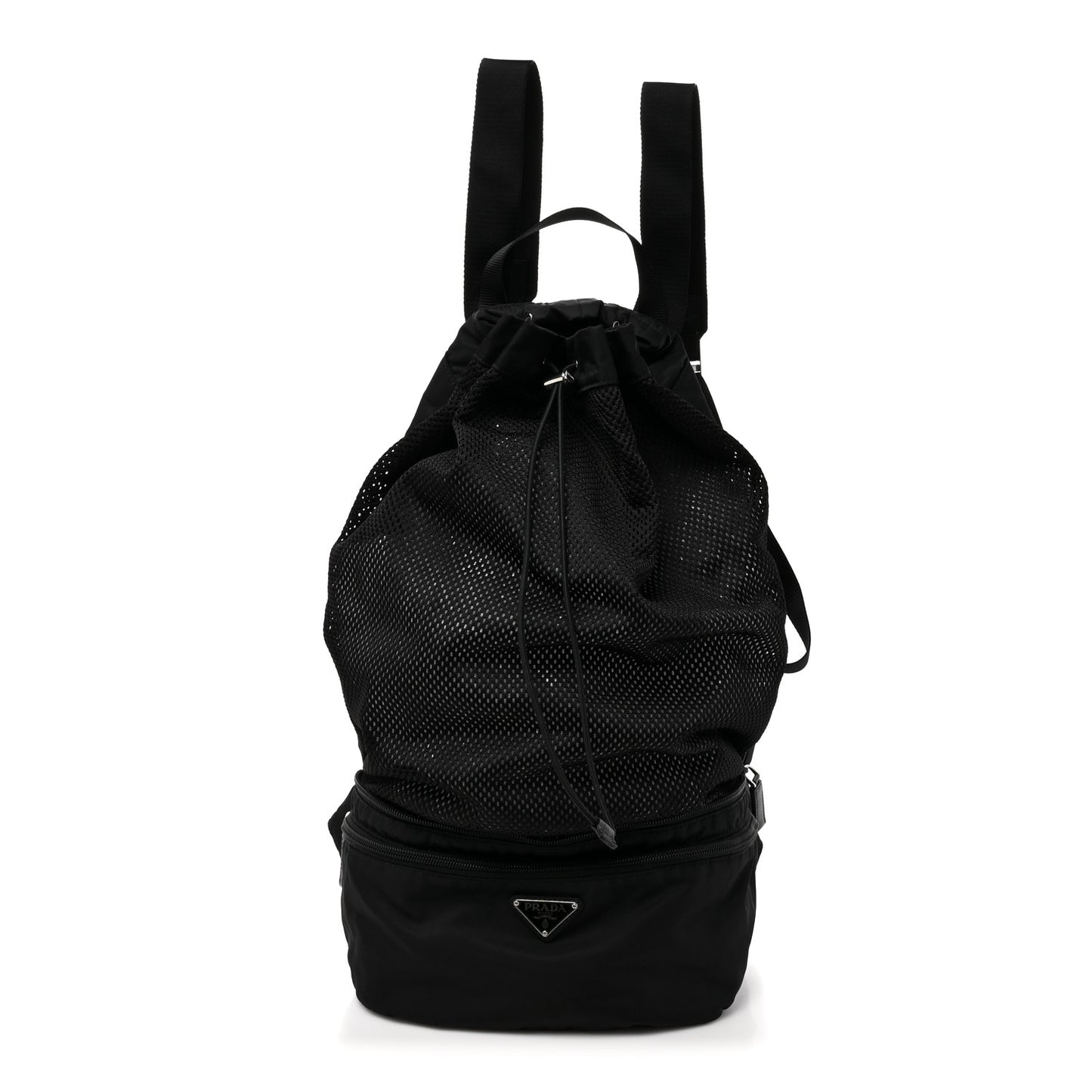 Re-Nylon Saffiano Convertible Belt Bag Black