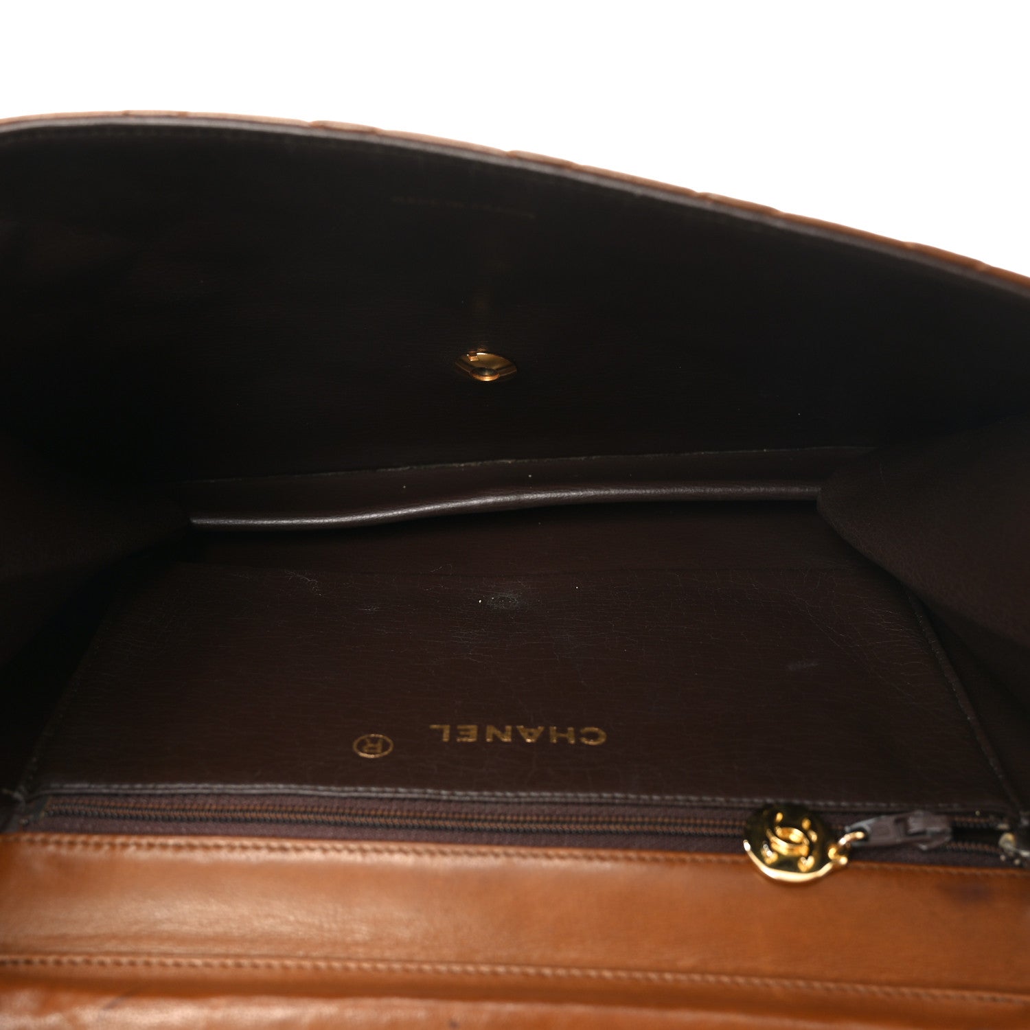 Chanel Lambskin Quilted Medium Single Flap Brown 5 of 11