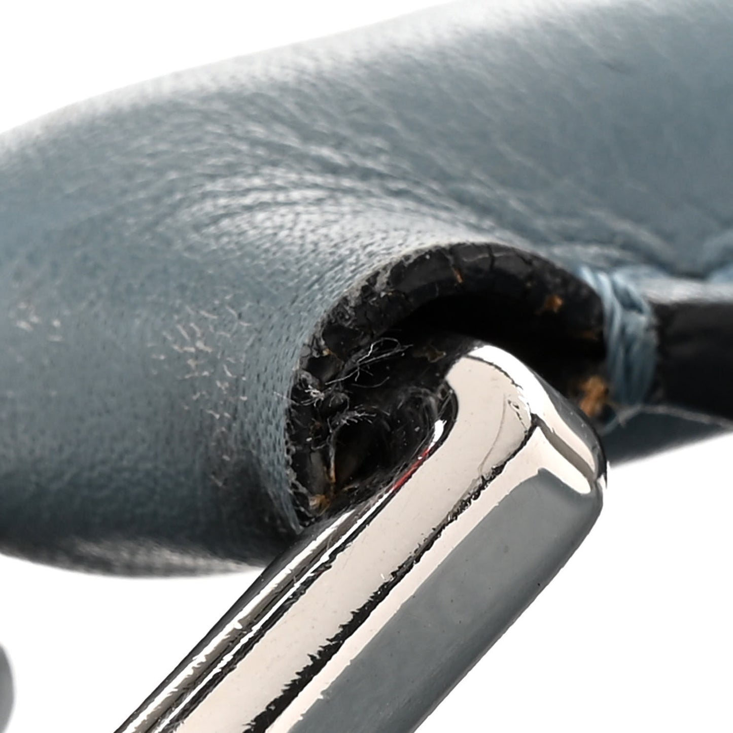 Calfskin Medium Puzzle Bag Stone Blue