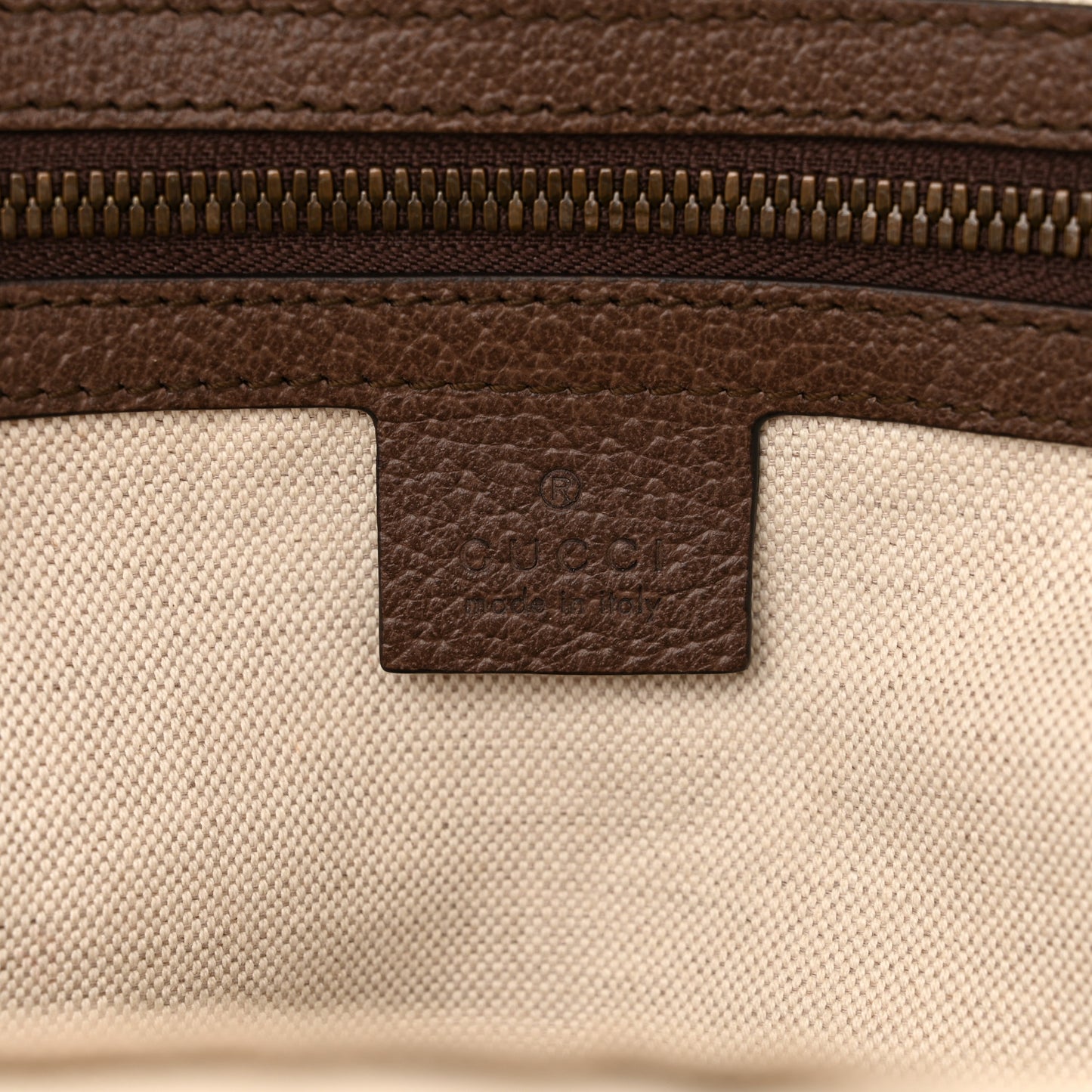GG Supreme Monogram Calfskin Web Small Ophidia Day Backpack Beige Ebony New Acero
