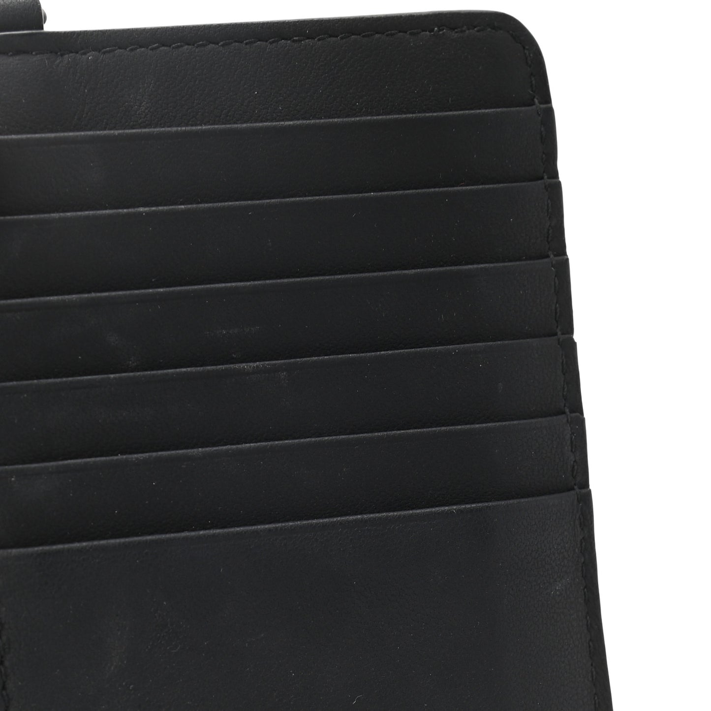 Ultra Matte Lambskin Cannage Small Lady Dior Zip Card Holder Black