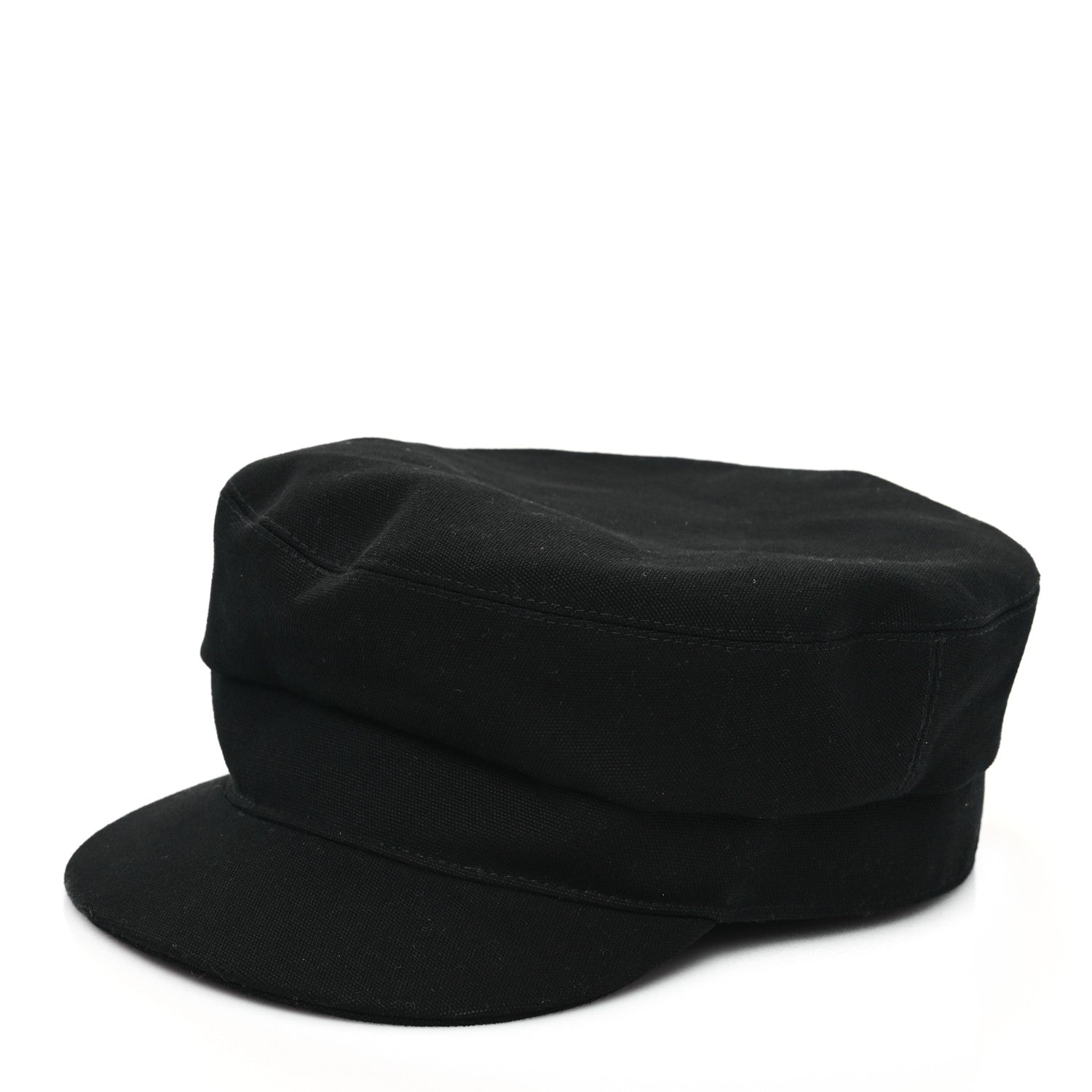 Hermes Cotton Giulietta Seashell Cap 58 Black 1 of 8