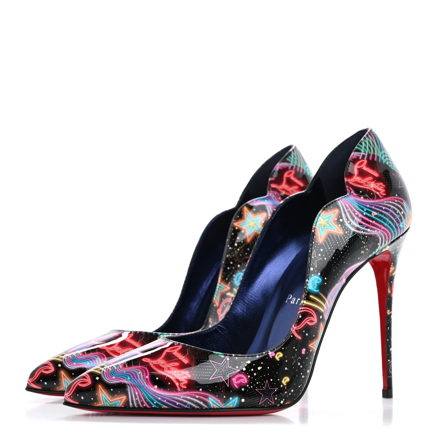 Patent Starlight Hot Chick 100 Pumps 39 Multicolor