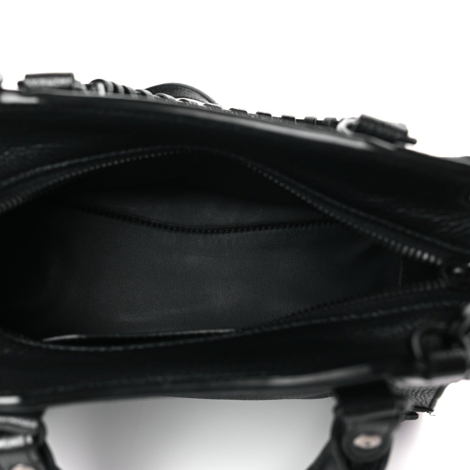 Balenciaga Grained Calfskin Neo Classic Black Hardware Mini City Black 5 of 9