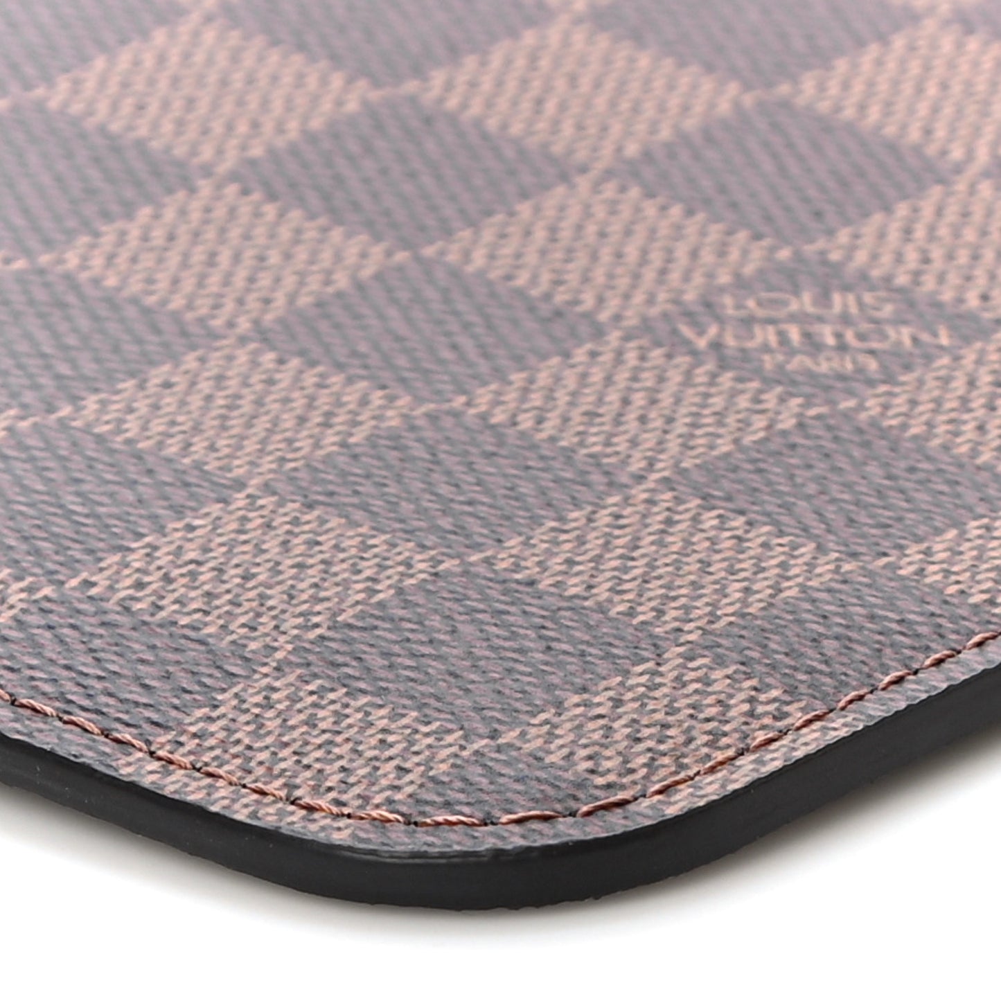 Damier Ebene Neverfull MM GM Pochette Rose Ballerine