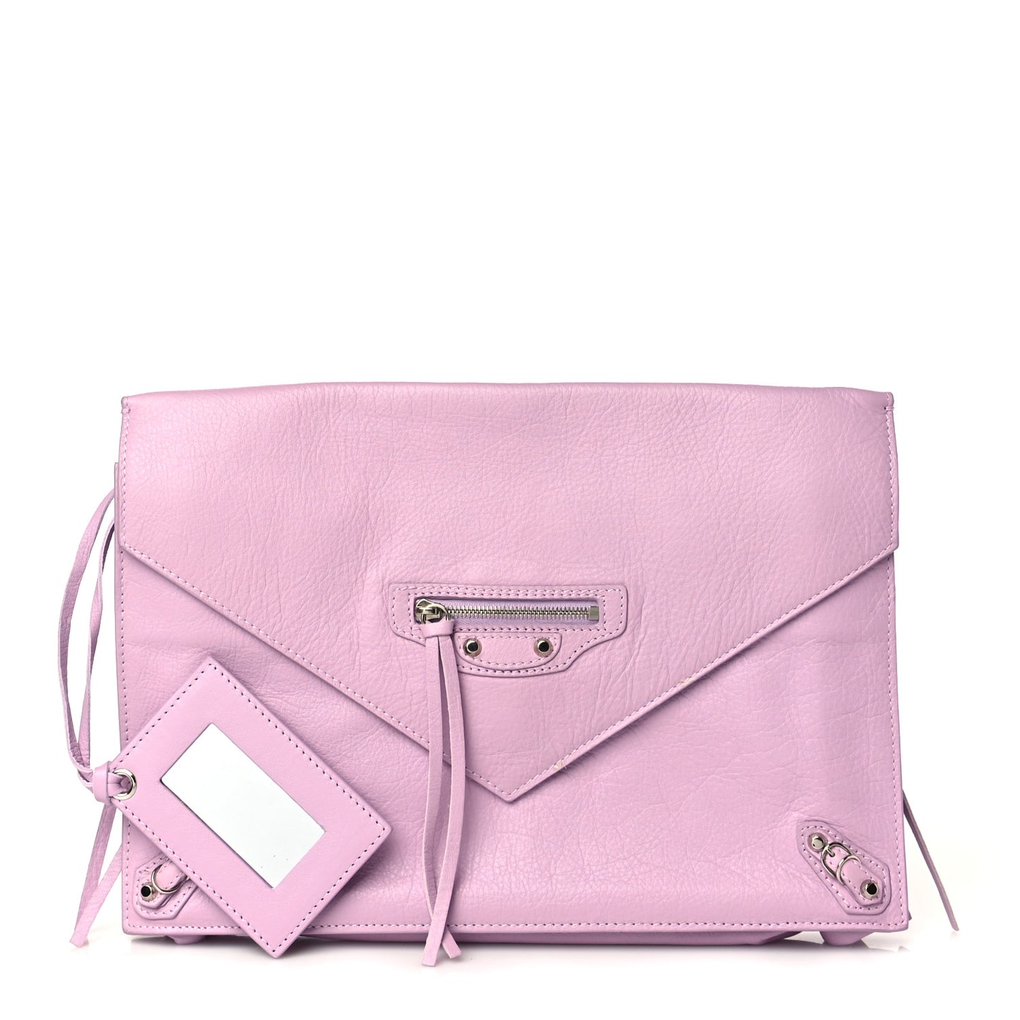 Veau Papier Sight Clutch Rose Orchid