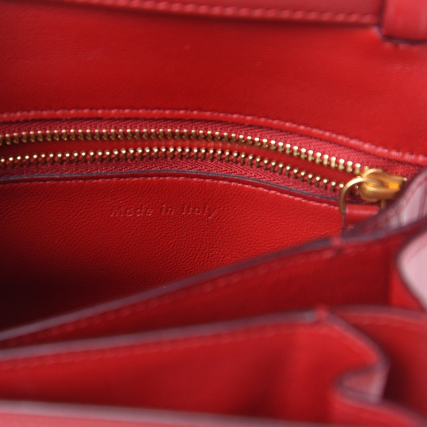 Celine Box Calfskin Small Classic Box Flap Bag Red 7 of 15