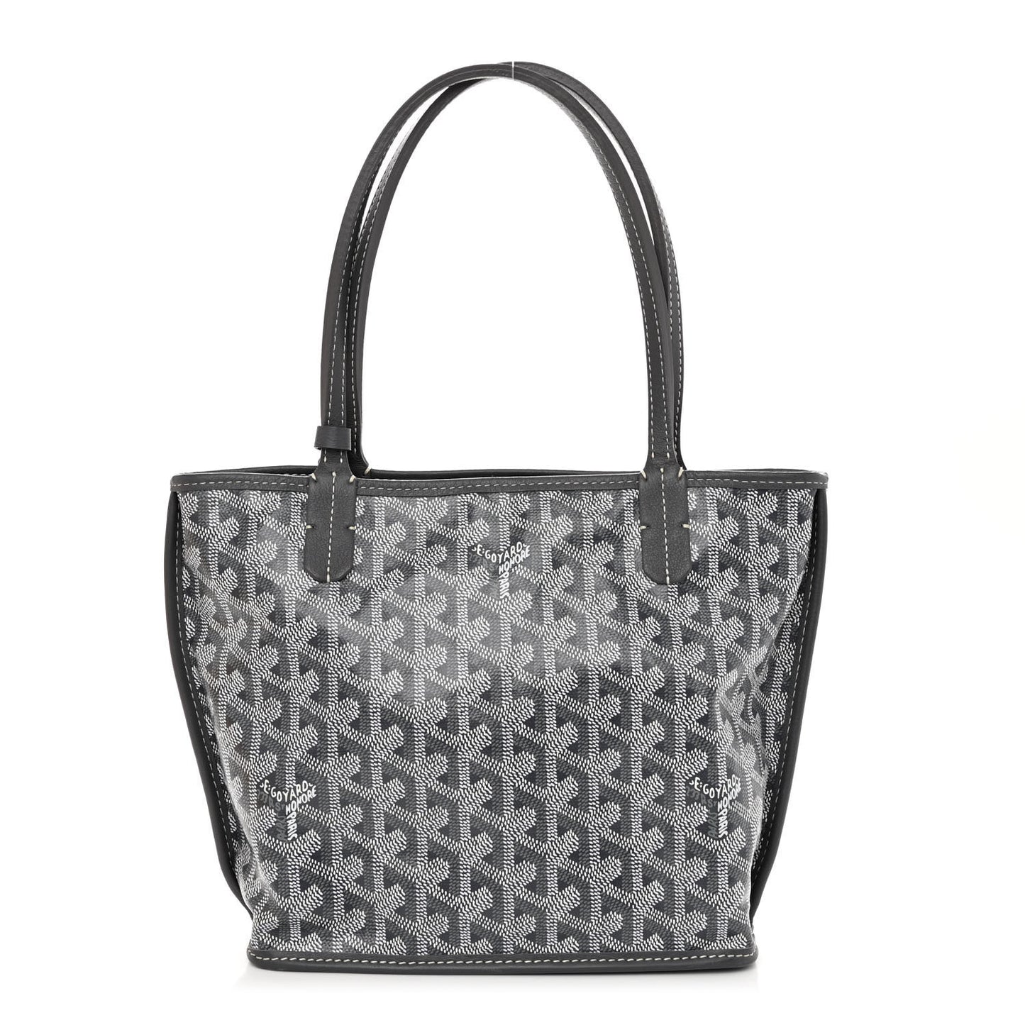 Goyardine Reversible Mini Anjou Grey