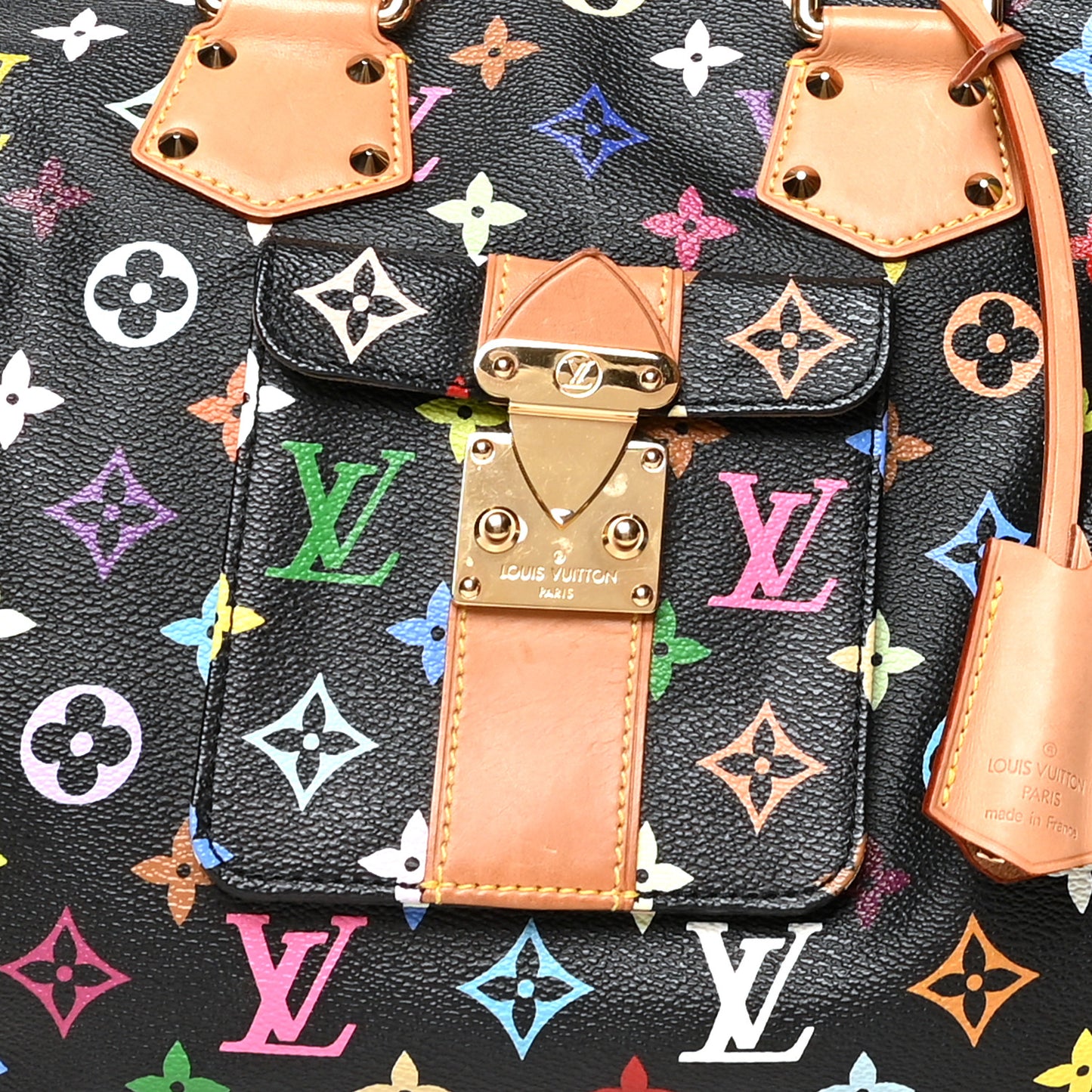 Monogram Multicolor Speedy 30 Black