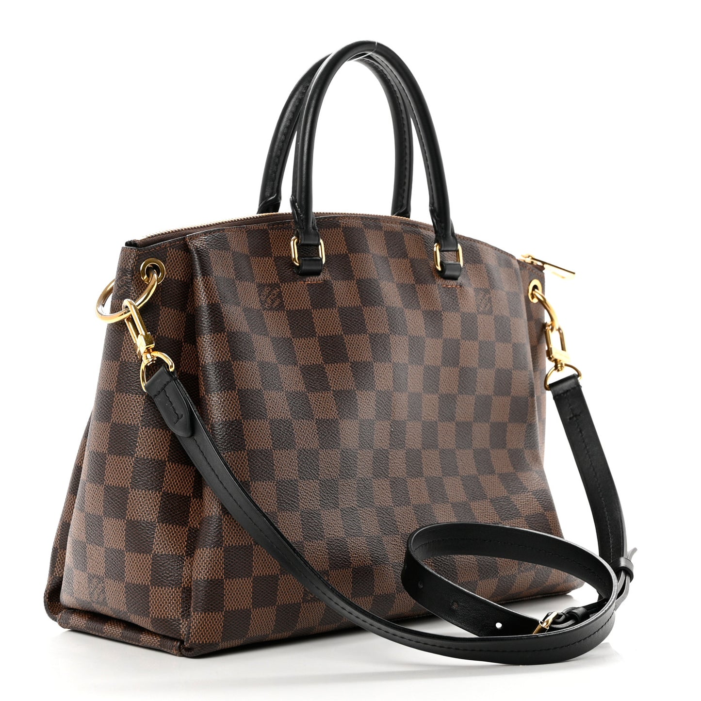 Damier Ebene Odeon Tote MM Black