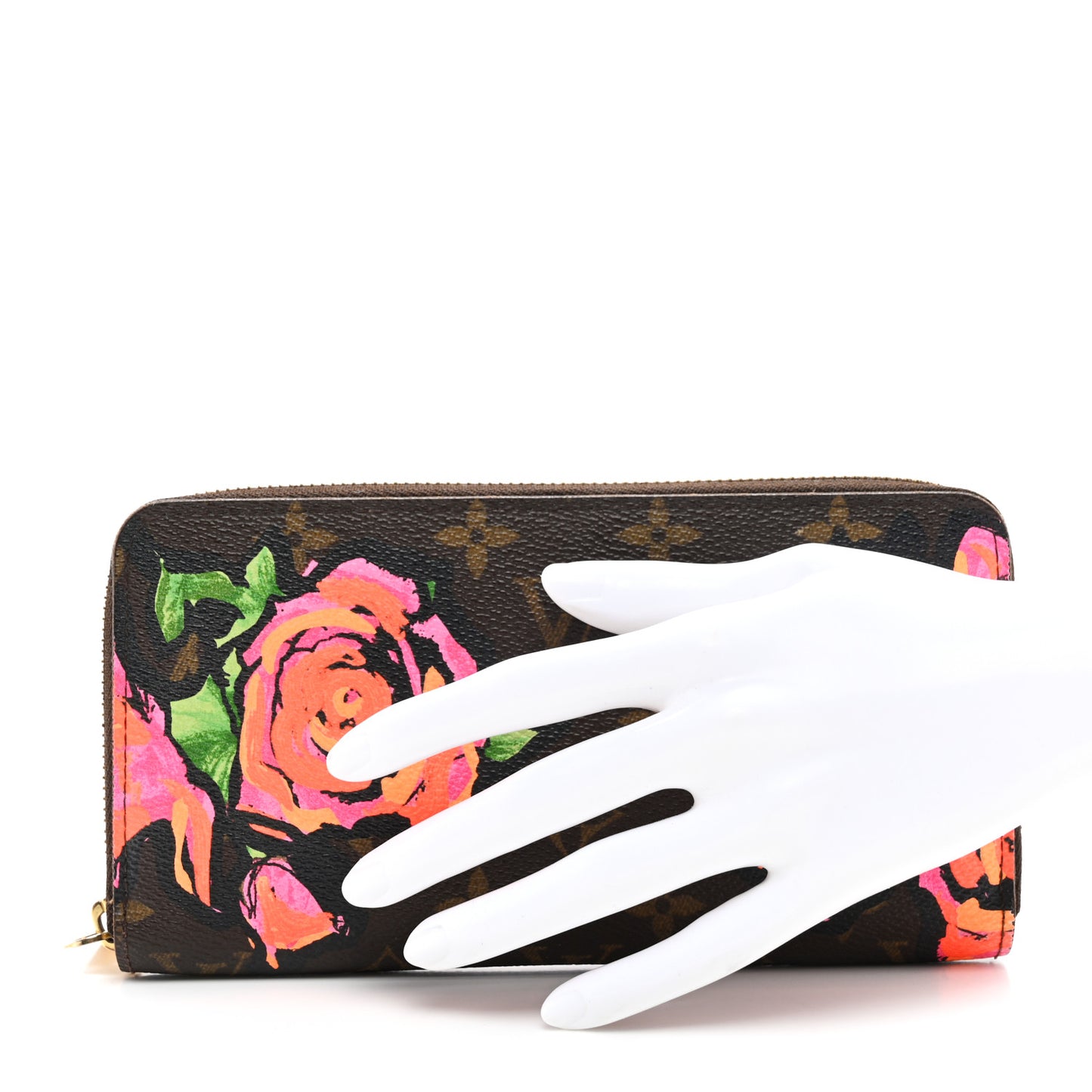 Monogram Roses Zippy Wallet