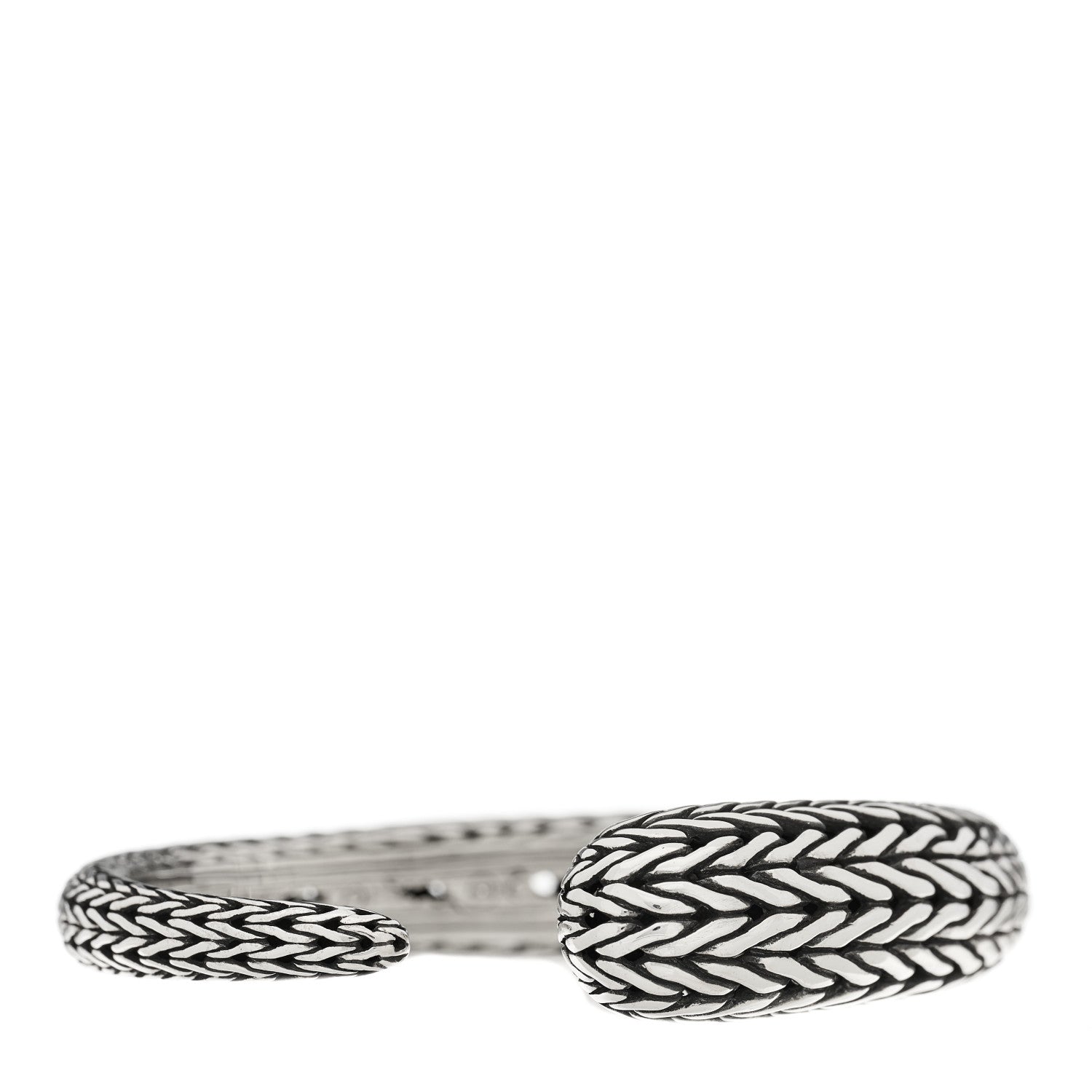 John Hardy Sterling Silver Classic Chain Kick Cuff Bracelet 4 of 5