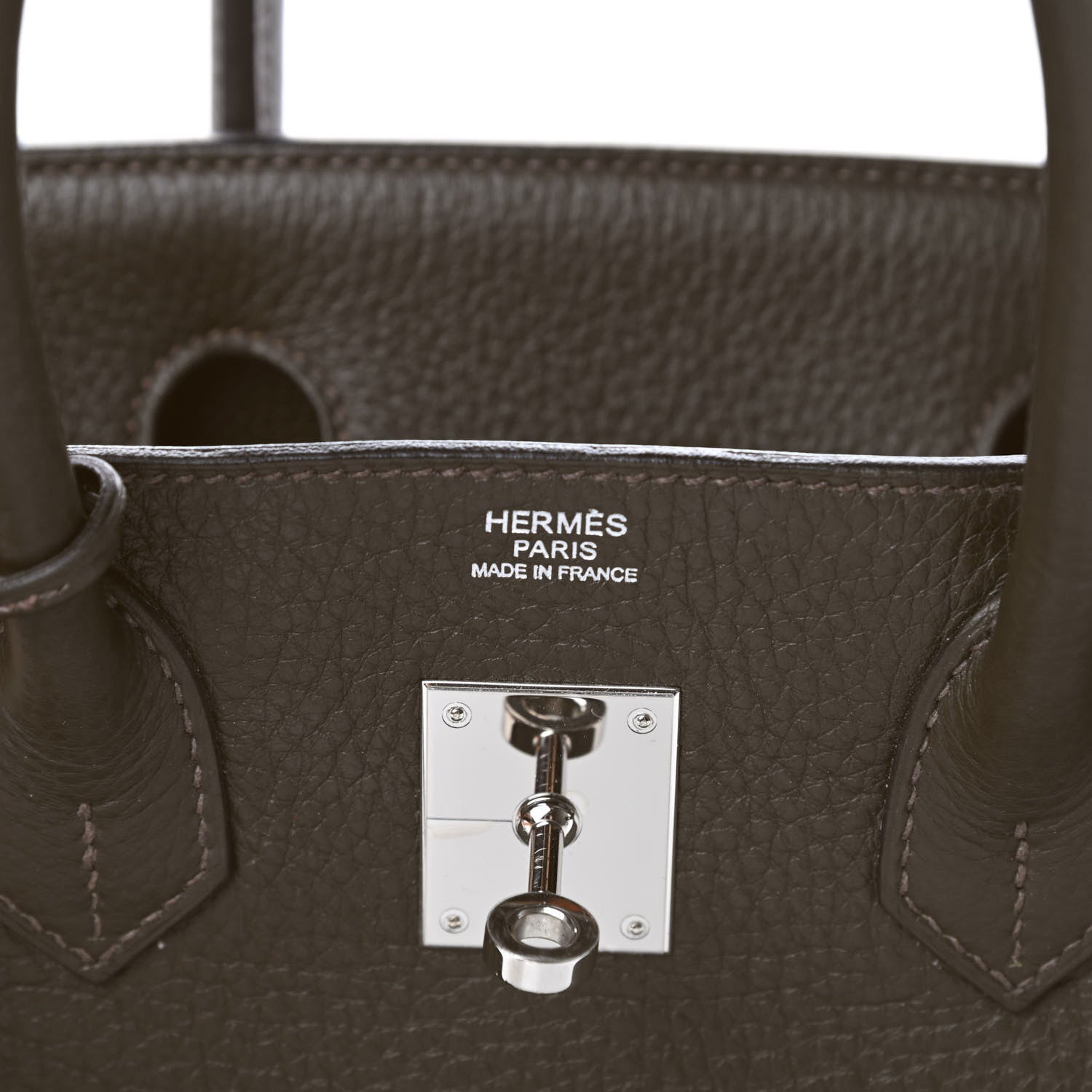 Hermes Togo Birkin 30 Vert Bronze 10 of 13