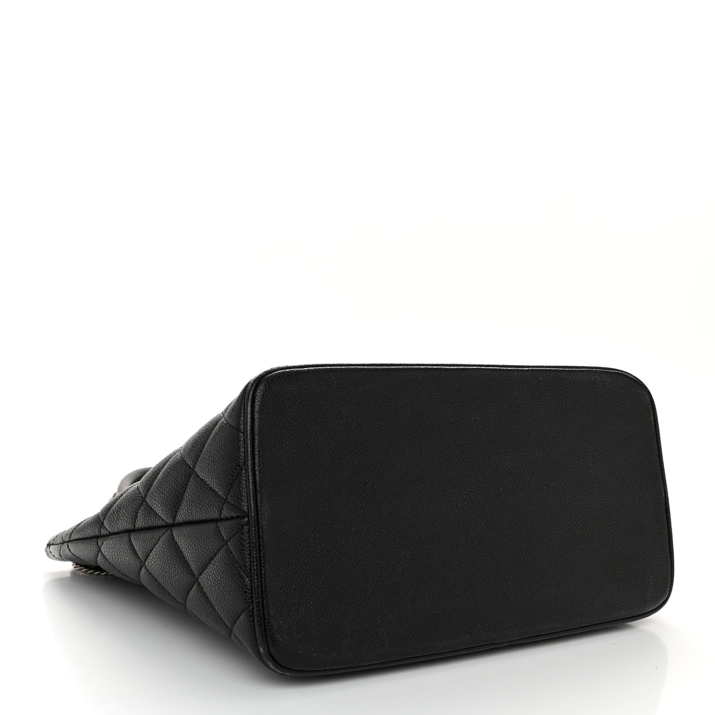 Caviar Quilted Medallion Tote Black