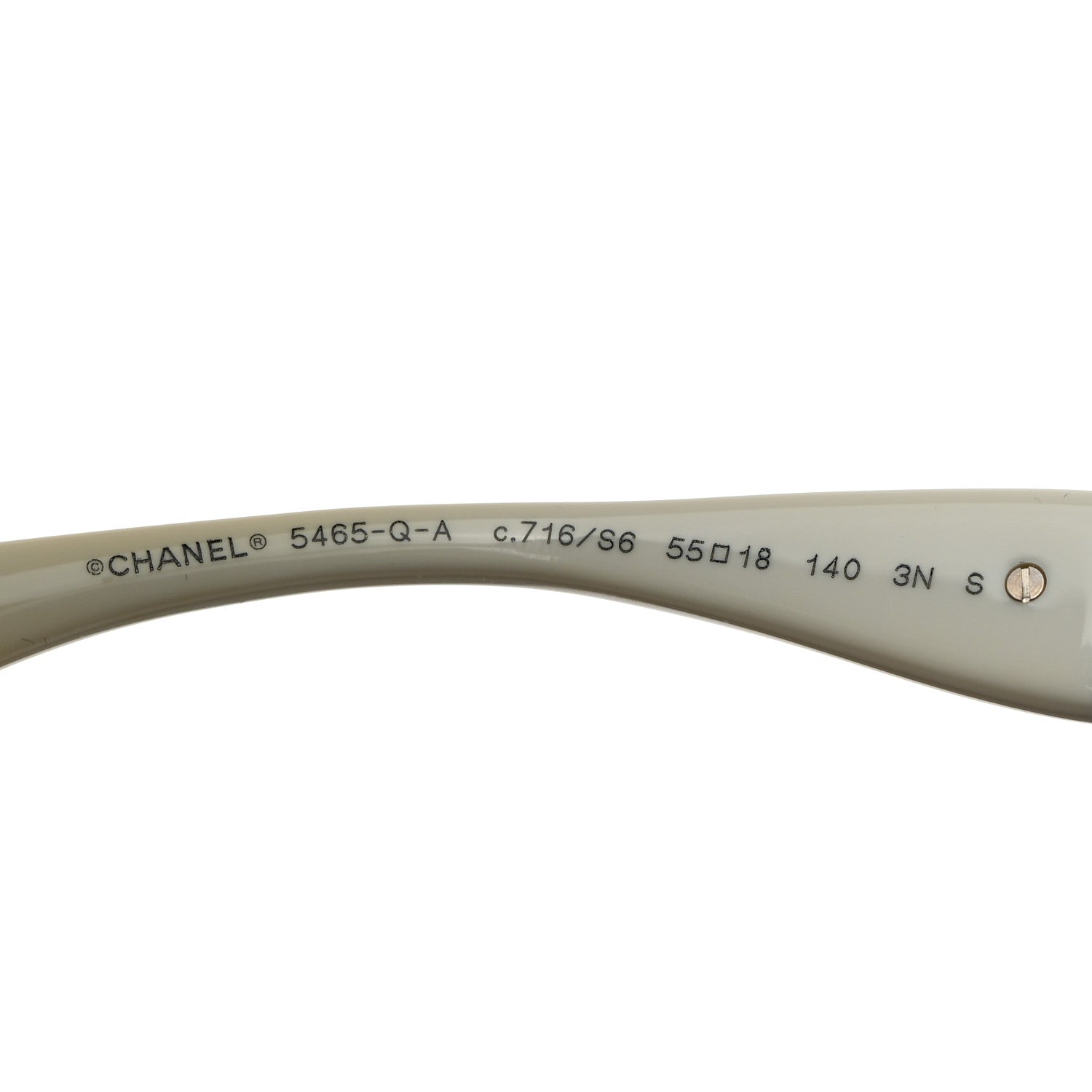 Chanel Acetate Chain Sunglasses 5465-Q-A White 5 of 8
