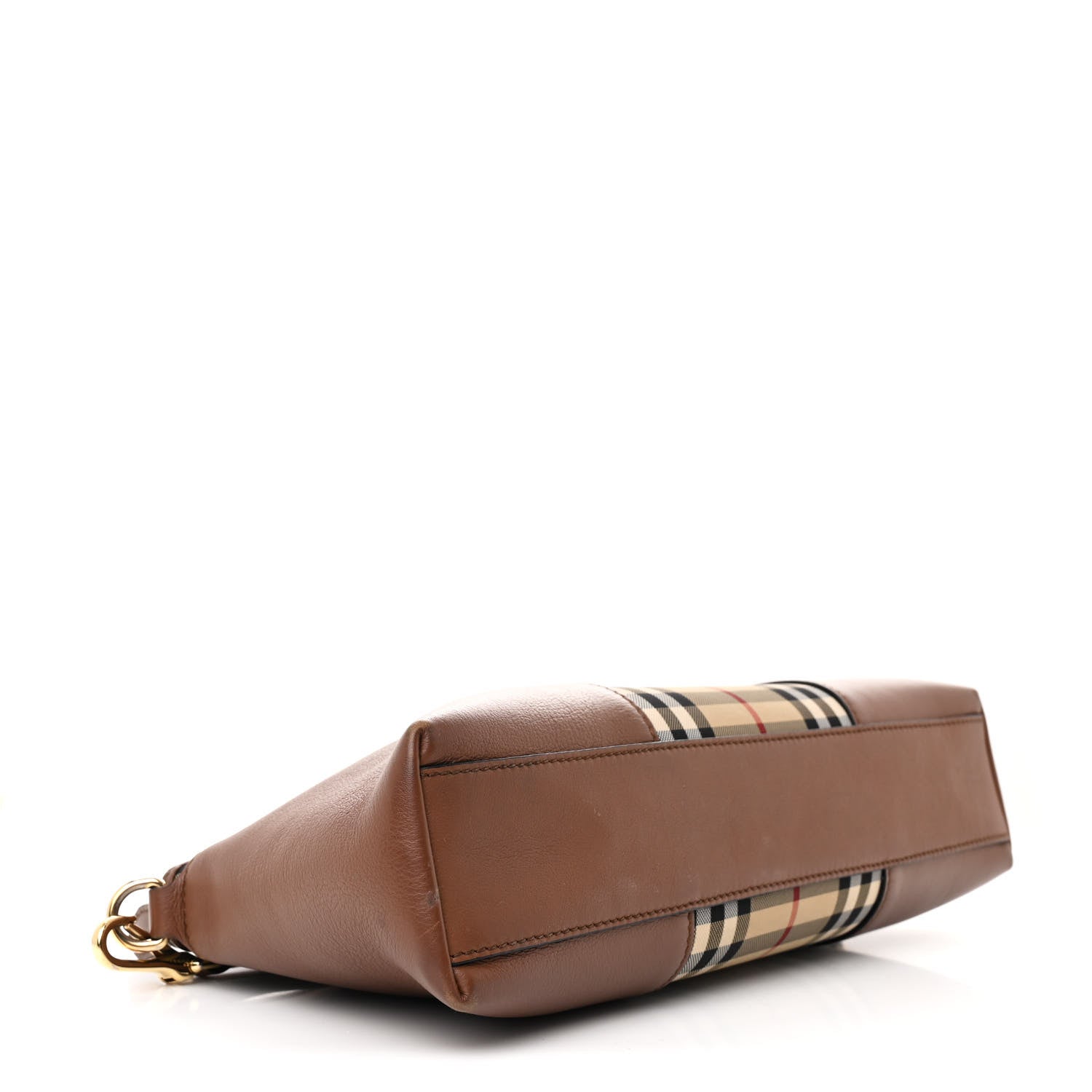 Burberry Horseferry Check Small Chichester Crossbody Clutch Bag Honey Tan 4 of 16