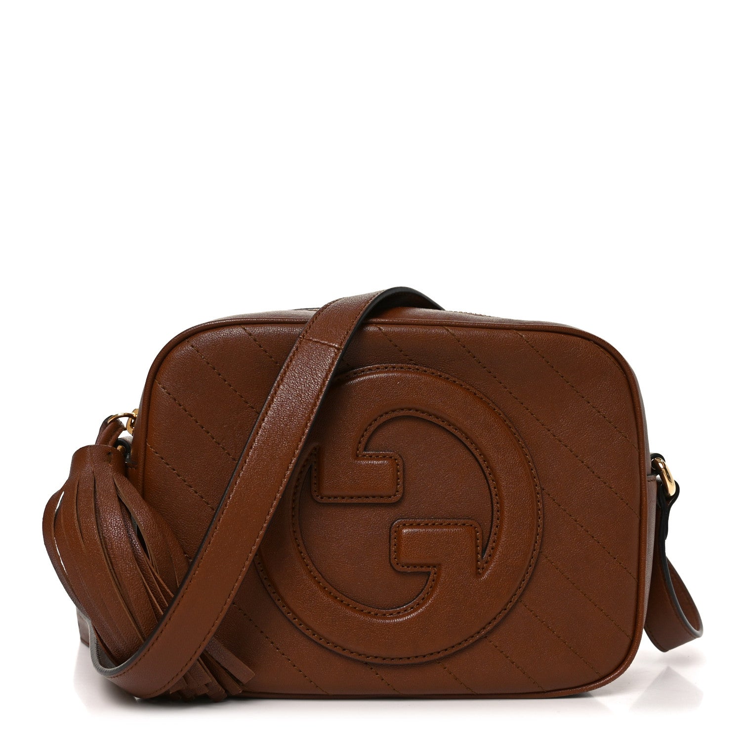 Gucci Sakai Be Green Calfskin Diagonal Stitched Small Blondie Gucci Sakai Be Green Calfskin Diagonal Stitched Small Blondie
