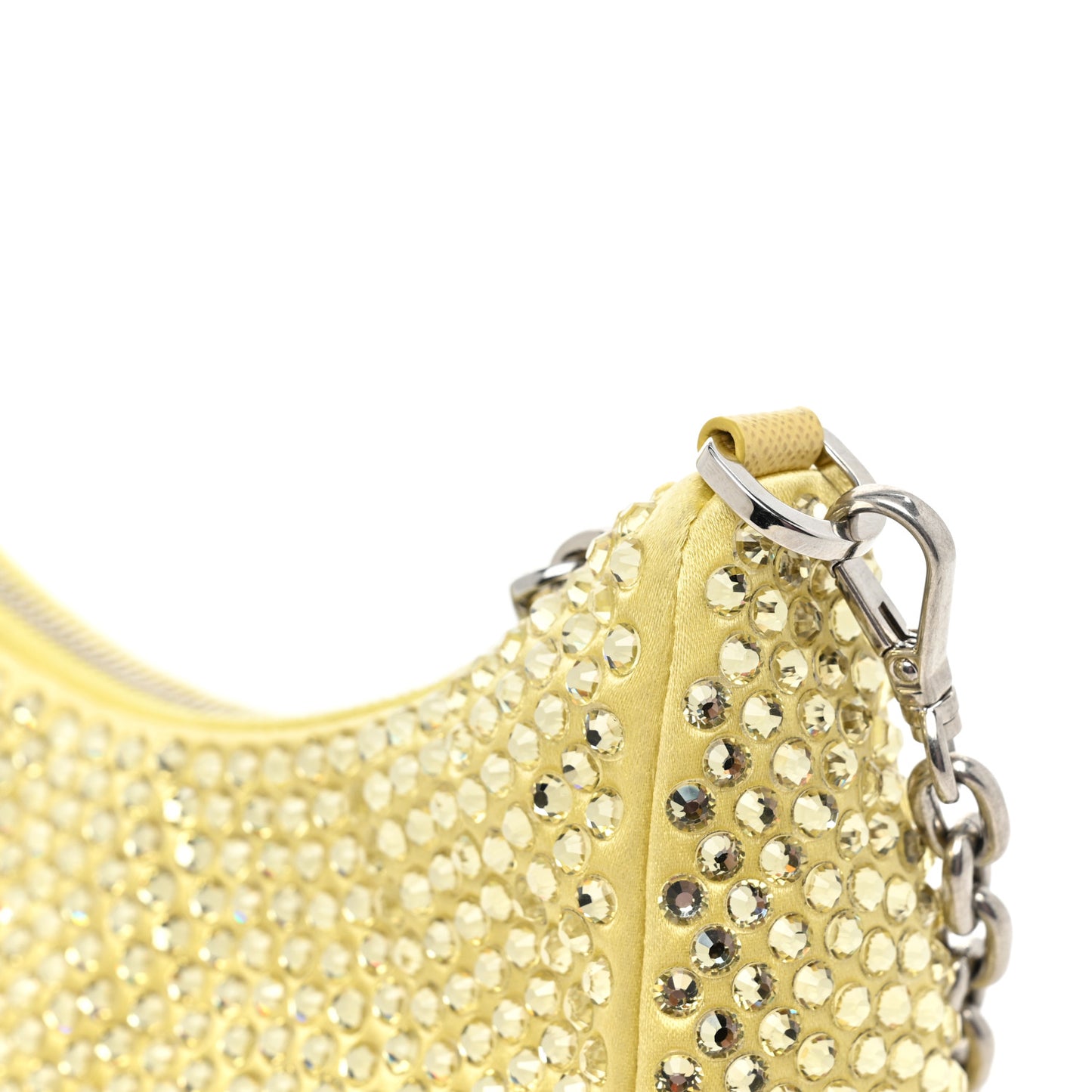 Satin Crystal Re-Edition 2005 Shoulder Bag Ananas