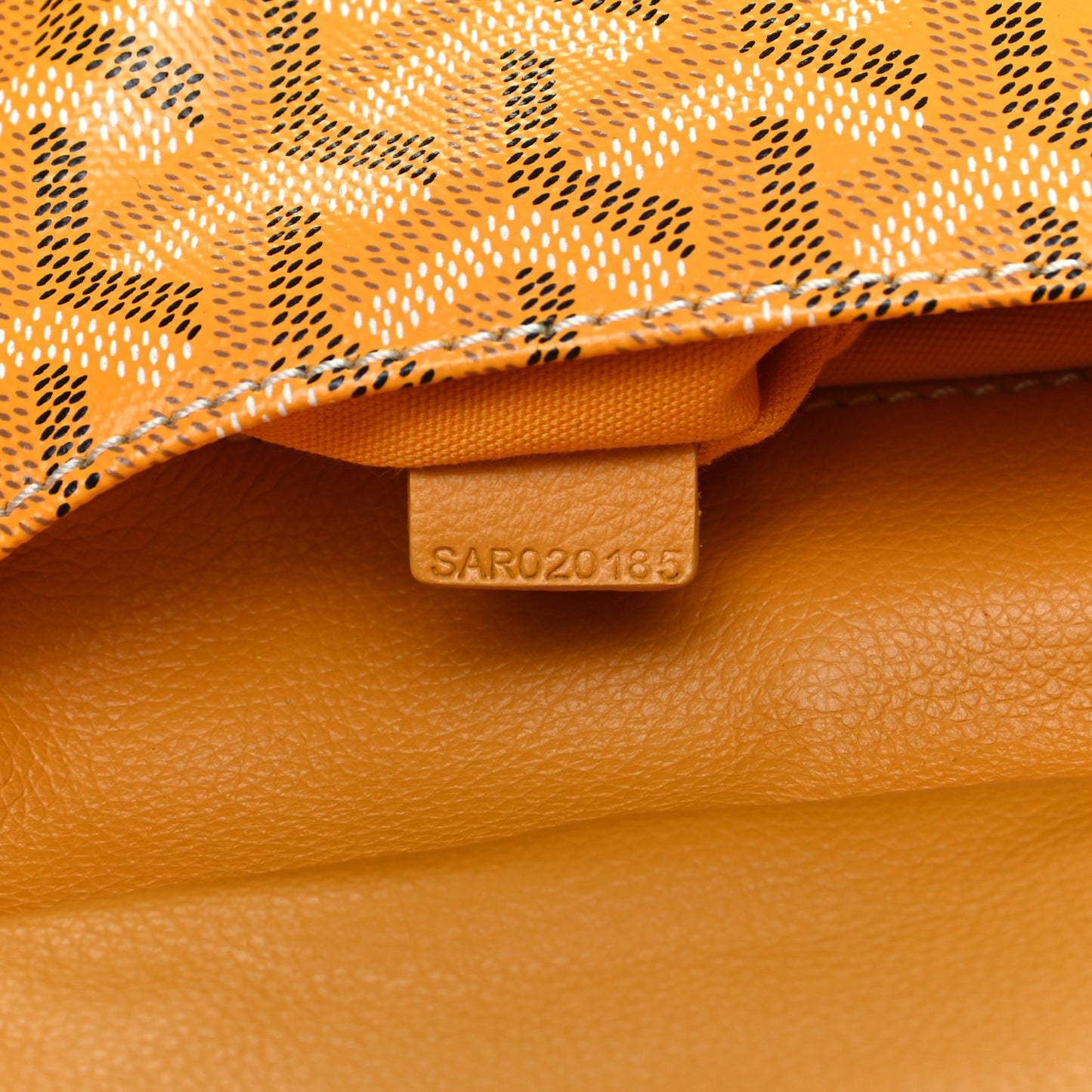 Goyardine Sainte Marie Soft Clutch Yellow