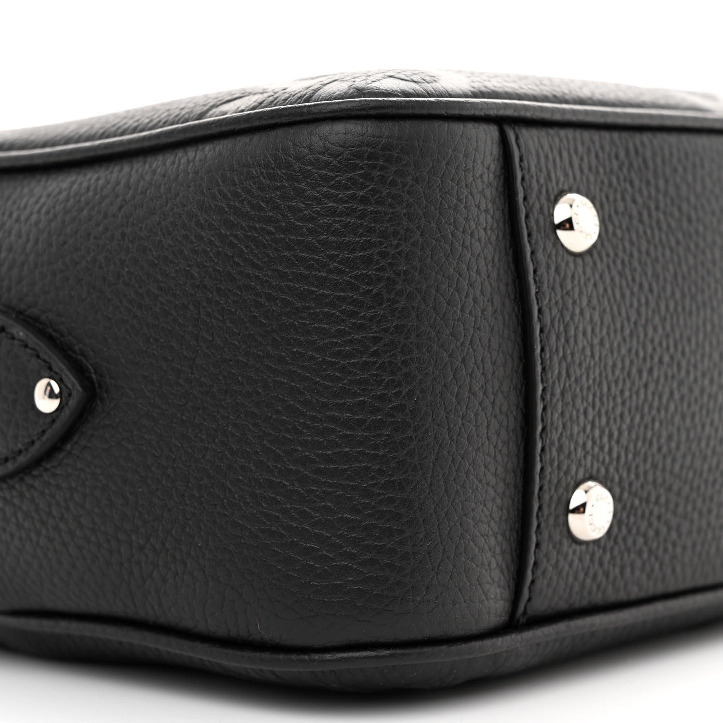 Piuma Calfskin Jumbo GG Embossed Medium Messenger Bag Black