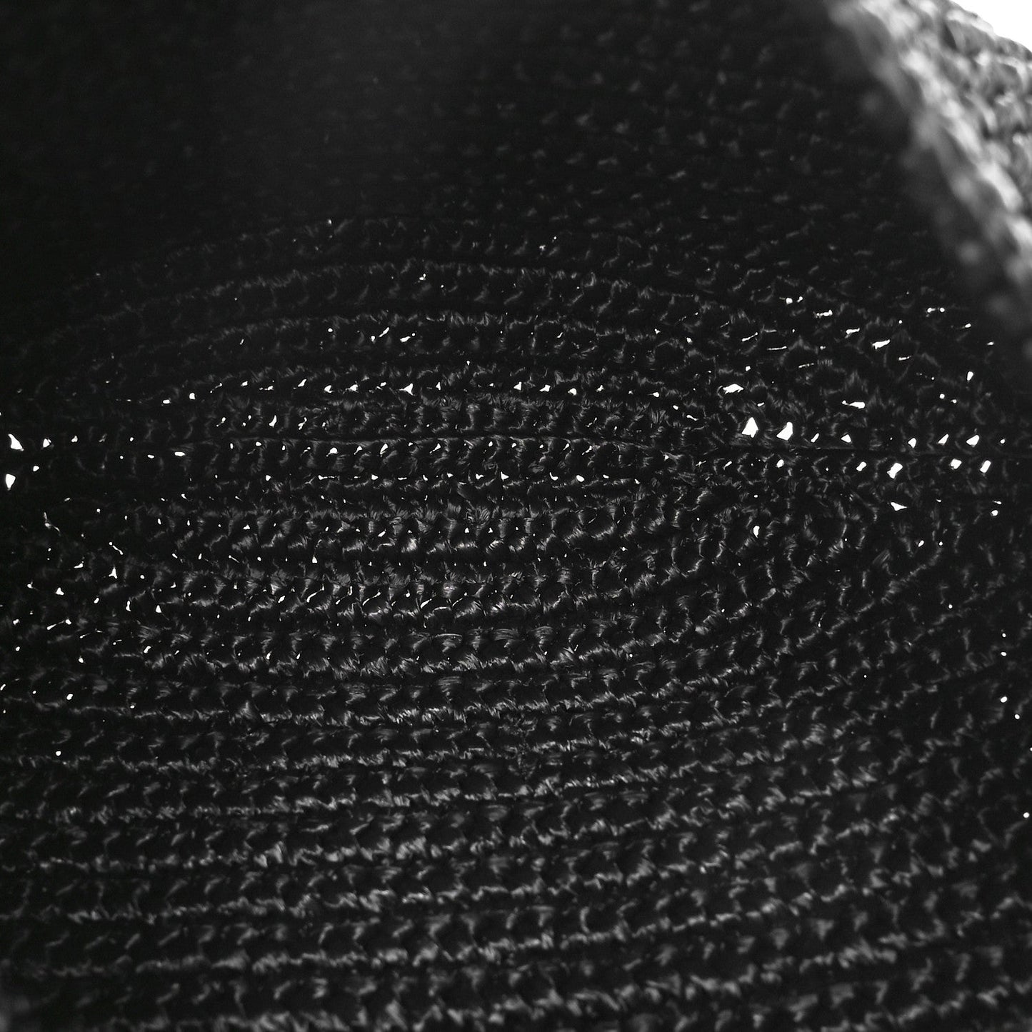 Raffia Olivia Hobo Black