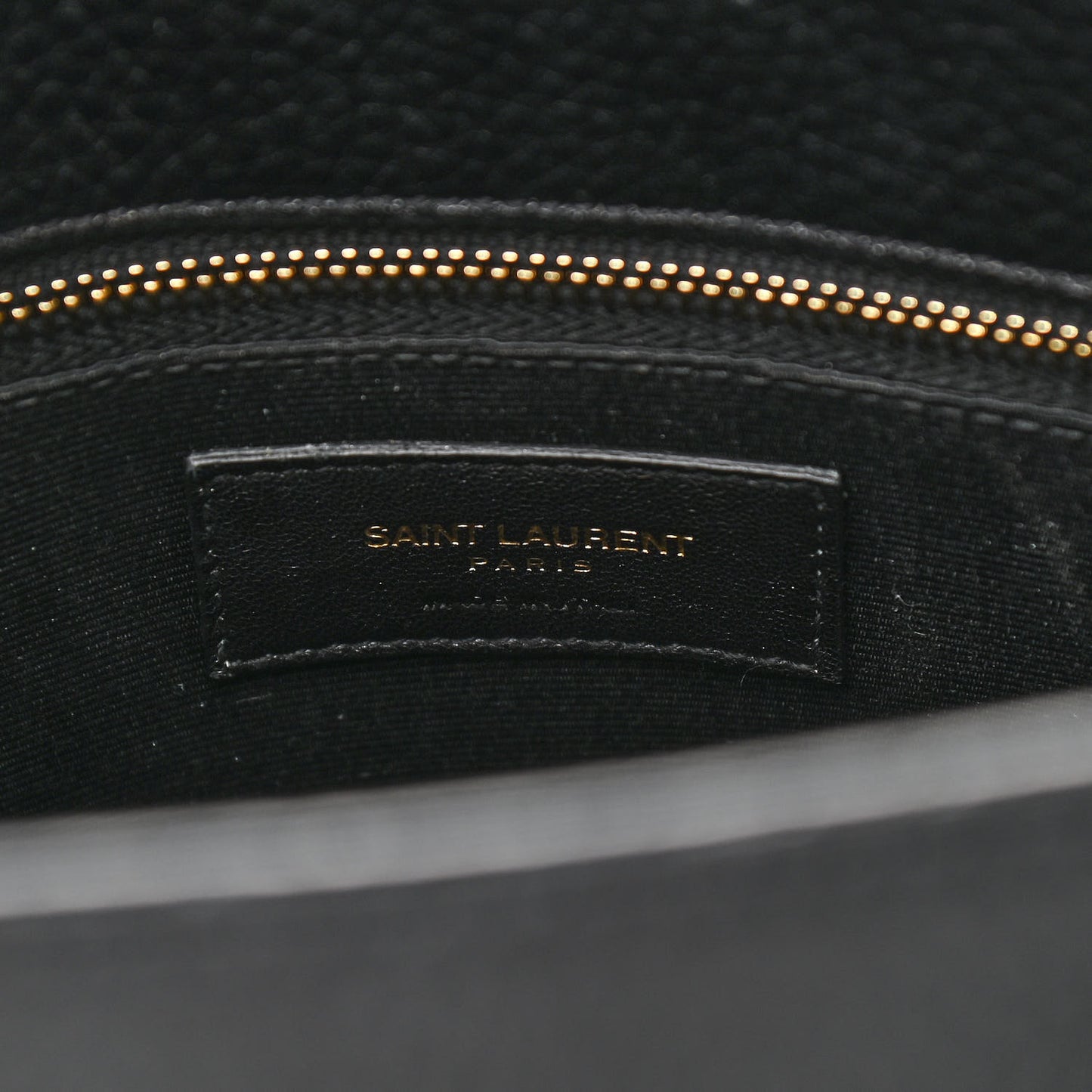 Grained Calfskin Small Sac De Jour Black
