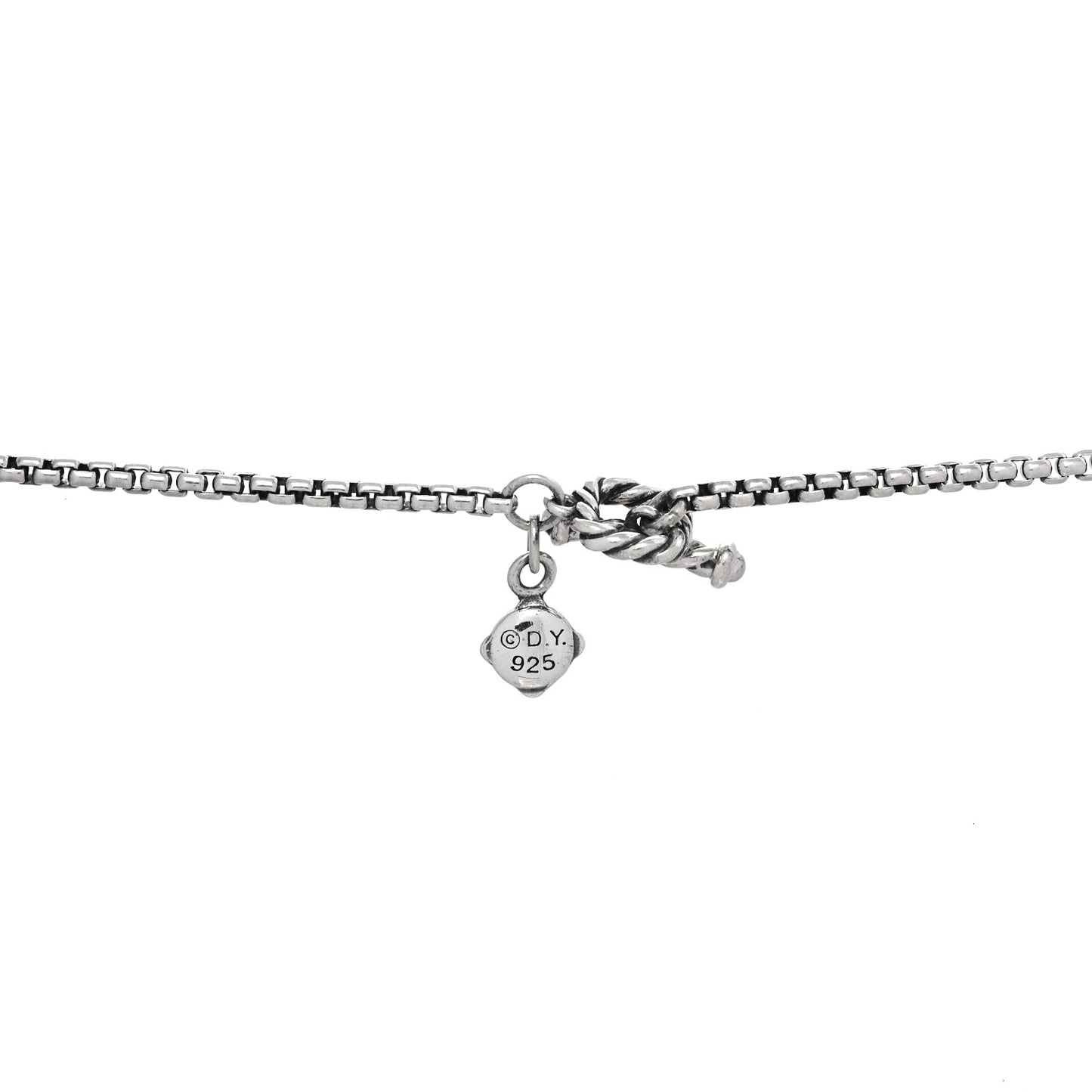 Sterling Silver Pearl Quatrefoil Long Chain Necklace