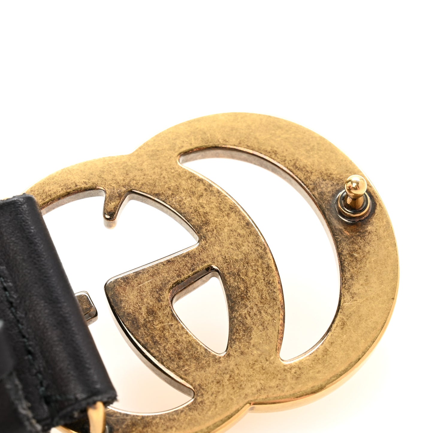Faded Calfskin Double G 40mm Belt 75 30 Black